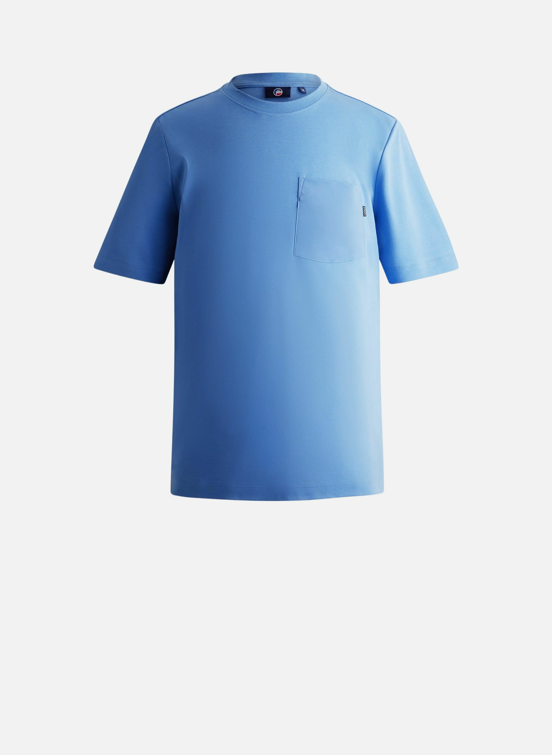 T-shirt manches courtes tylerr col rond coupe regular FUSALP Bleu