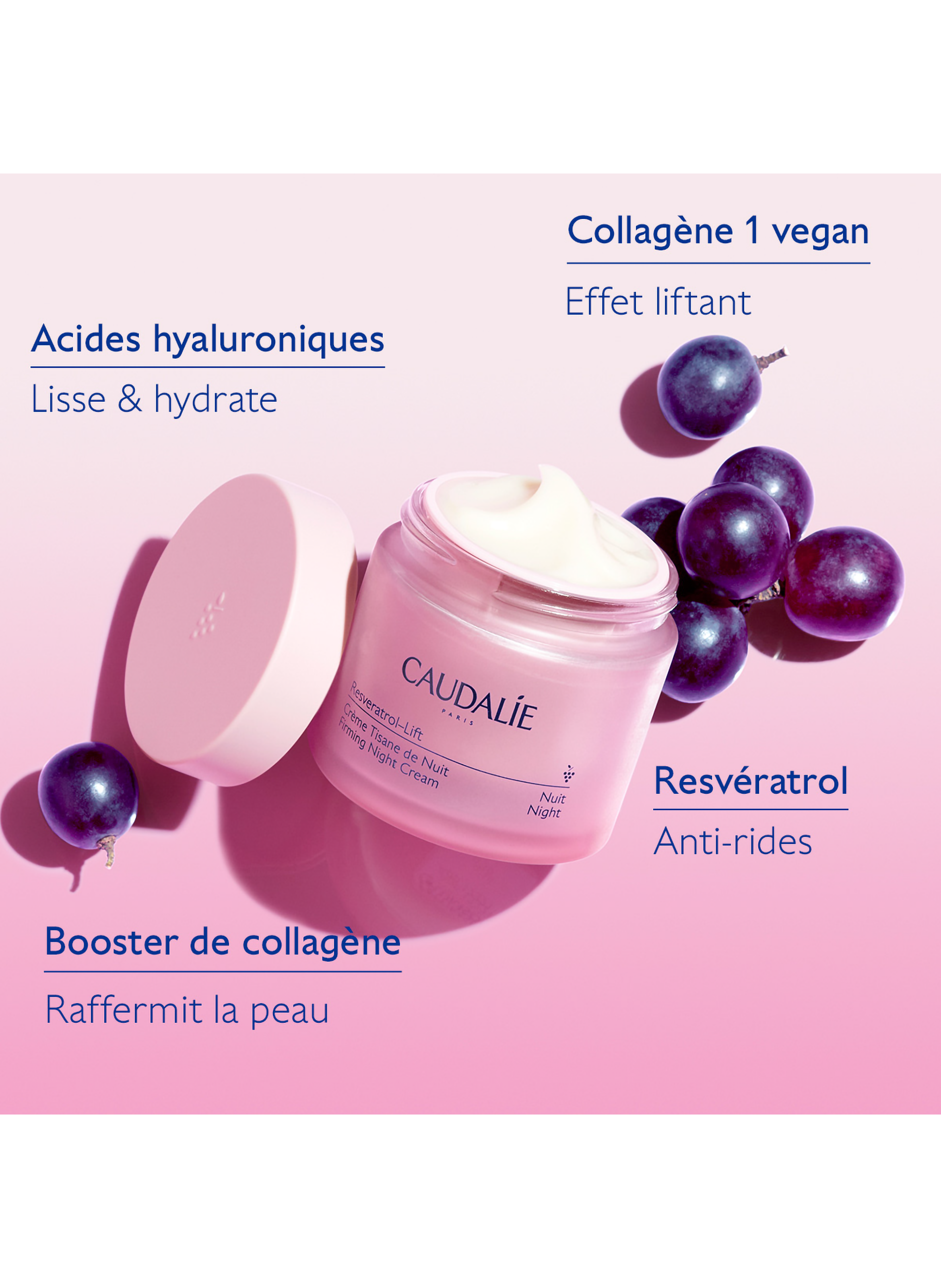 Resveratrol-Lift Crème Tisane de Nuit CAUDALIE No color