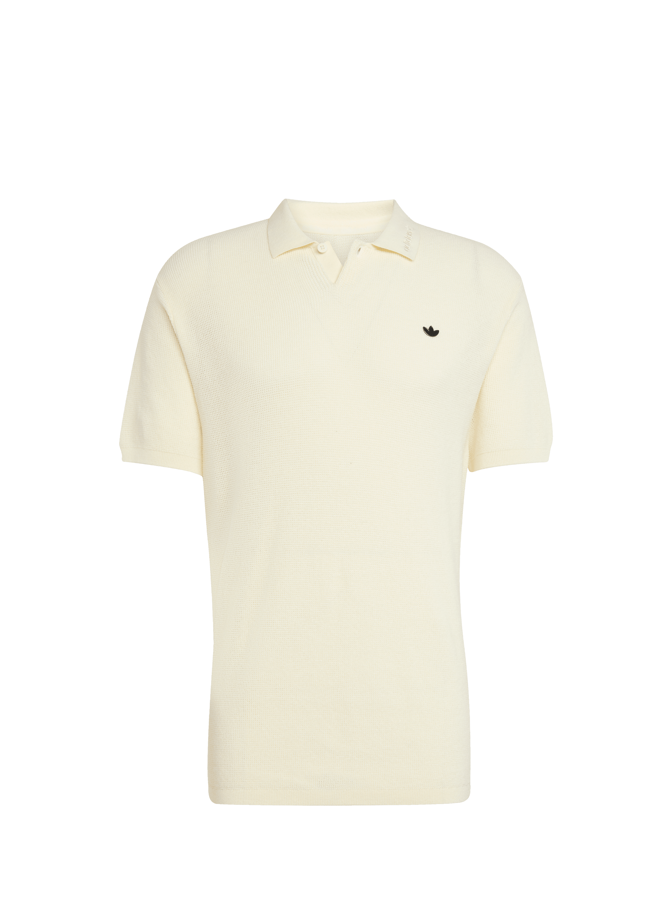 Short sleeve cotton polo shirt ADIDAS White