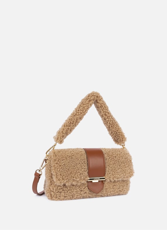 Sac trotteur - moumoute | Marron by LANCASTER Sac trotteur - moumoute Marron