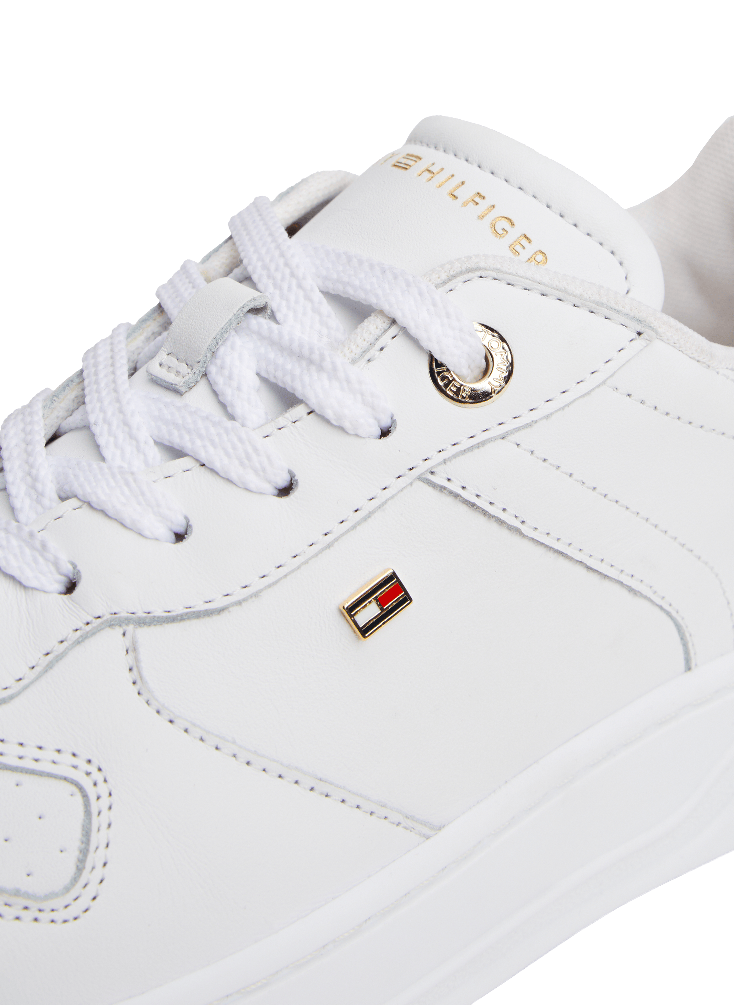 Leather sneakers TOMMY HILFIGER White