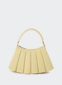 Petit sac Lenglen plissé en cuir LENGLEN BAG Flan