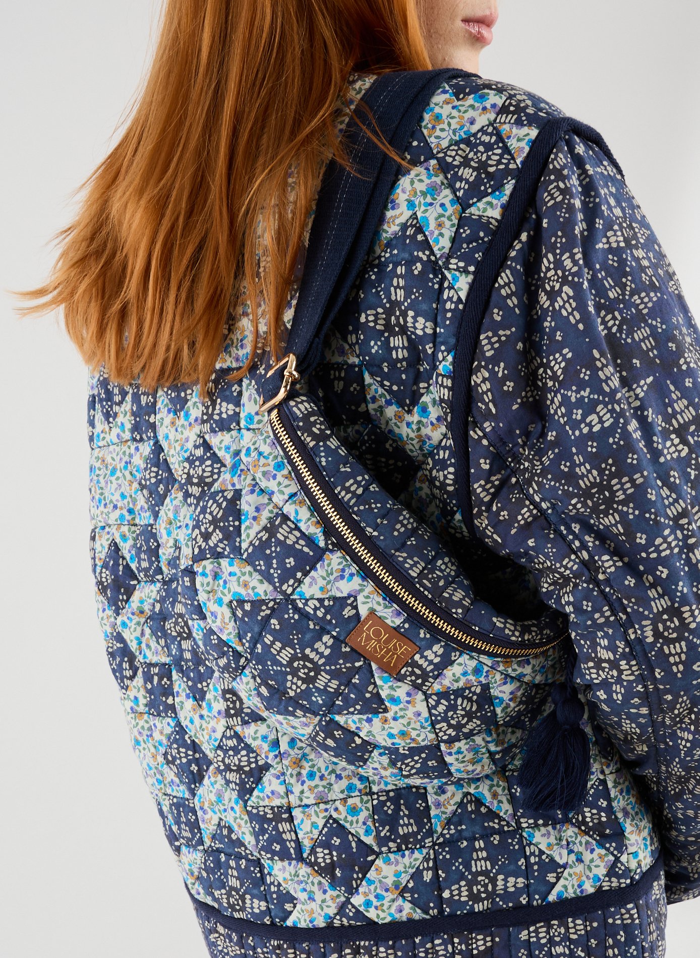 Sac ceinture en coton LOUISE MISHA Multicolore