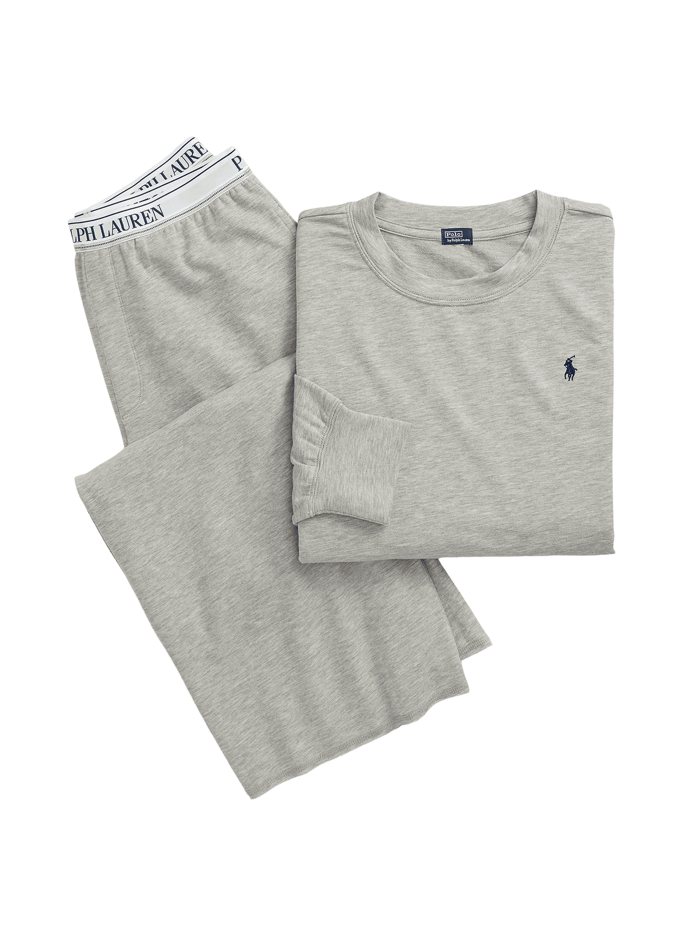 Ensemble de pyjama uni POLO RALPH LAUREN Gris