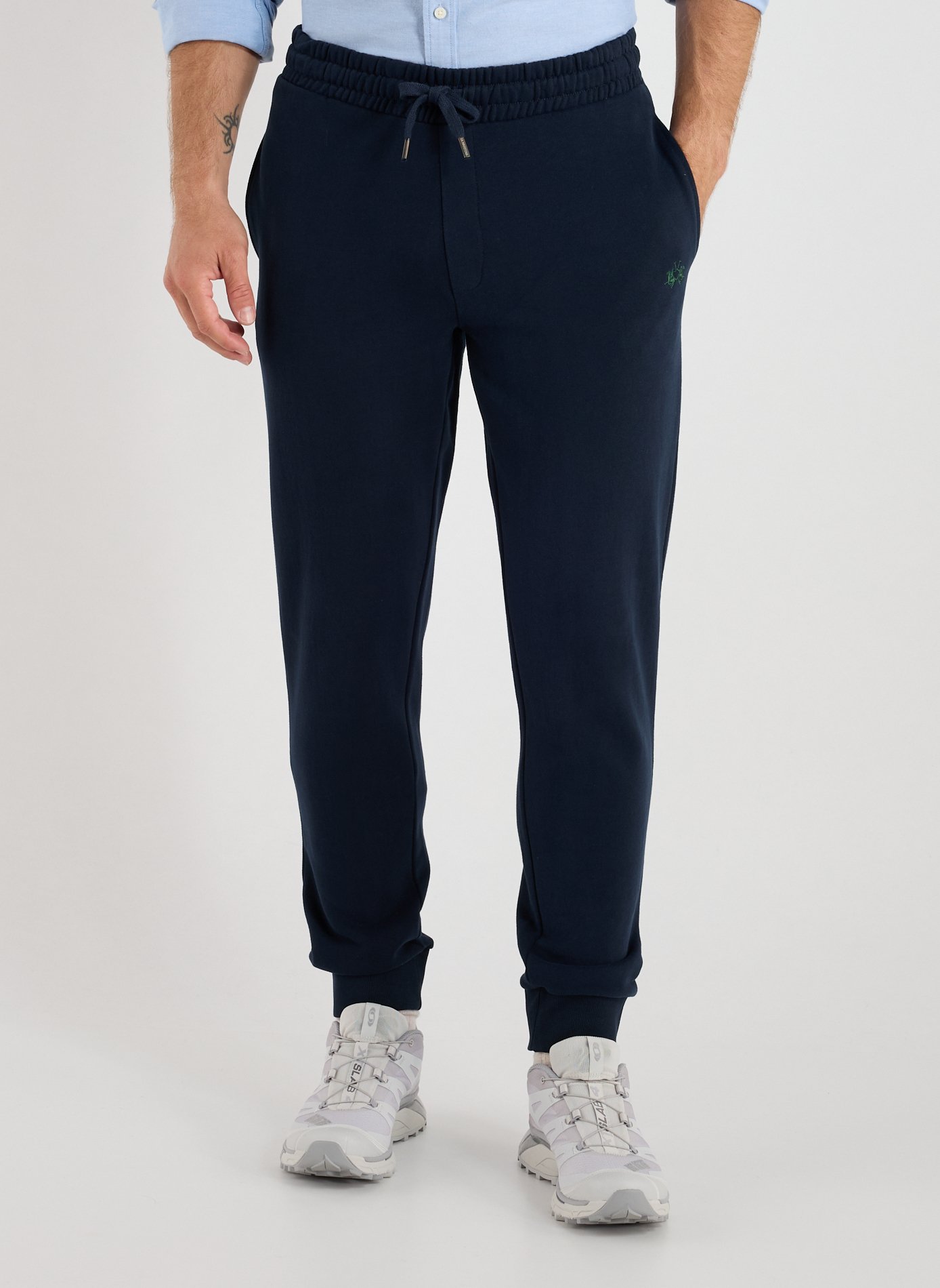 LA MARTINA Cotton Joggers Blue
