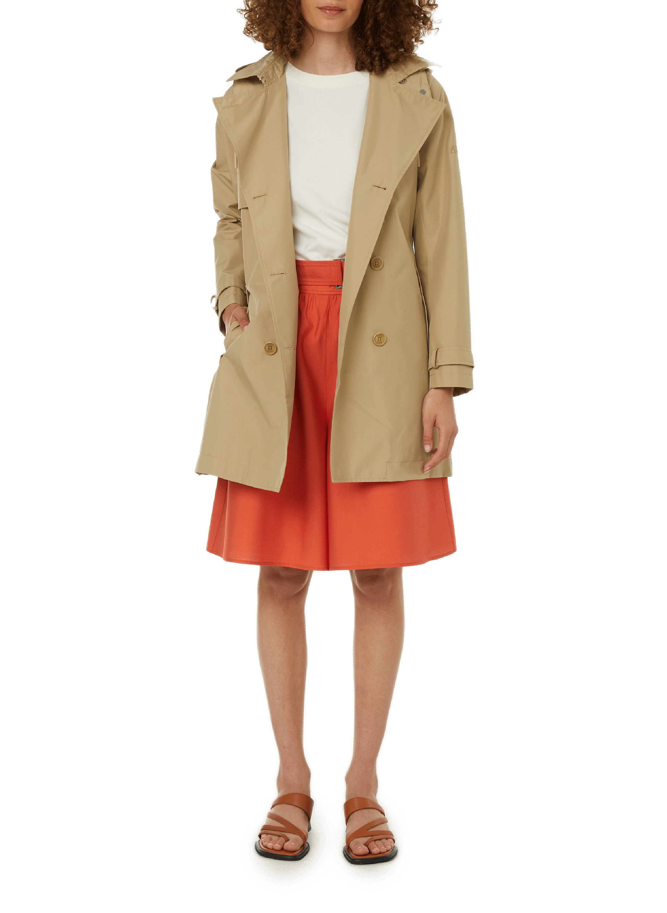 Trench court iconique AIGLE Beige