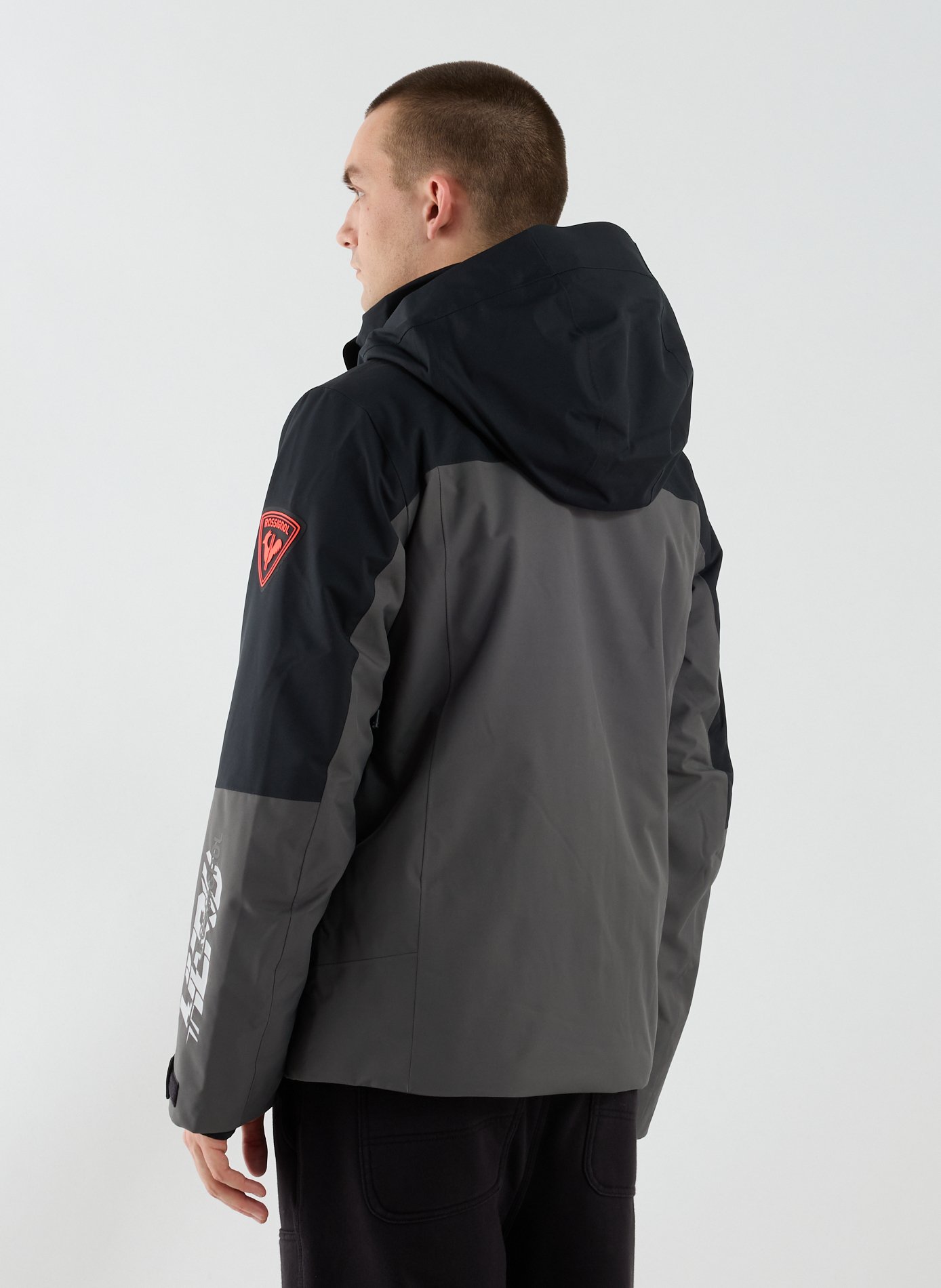 Ski jacket with hood ROSSIGNOL Grey