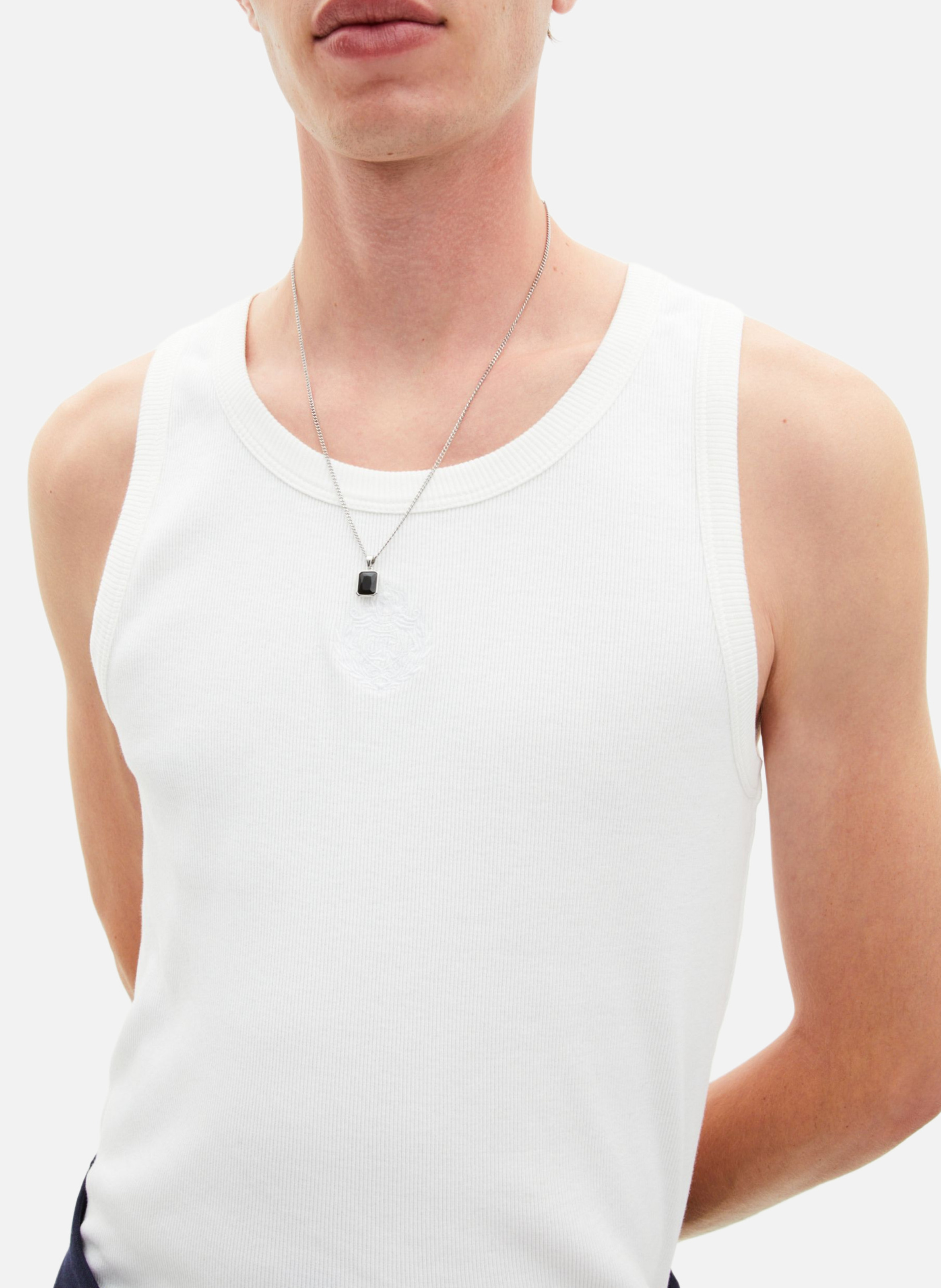 Collier avec pendentif THE KOOPLES Gris