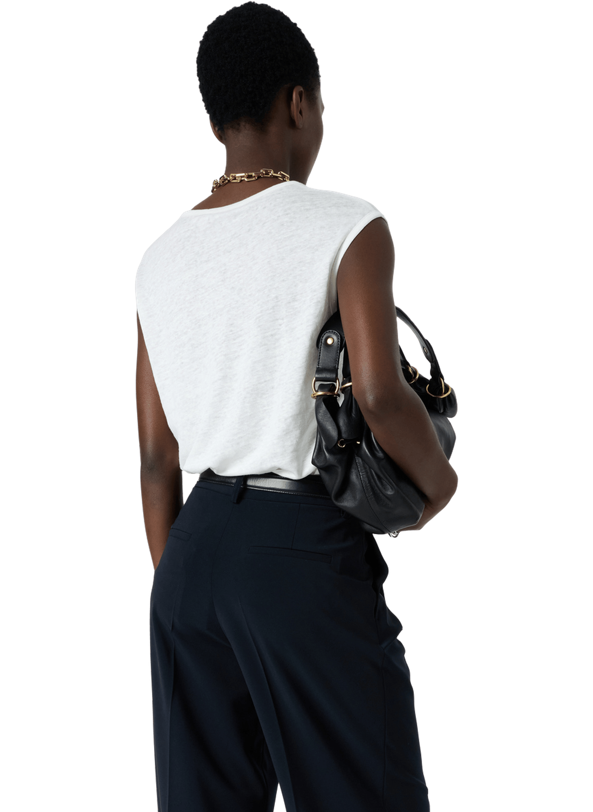 Débardeur en lin - michele GERARD DAREL Blanc