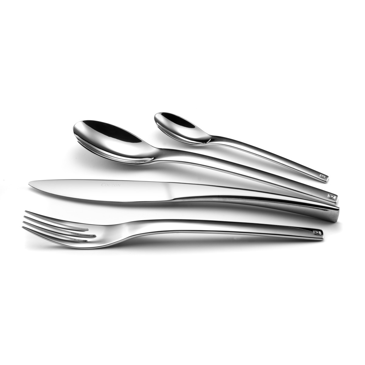 Neuvième art - 24 couverts de table avec support de rangement nomade COUZON Argent