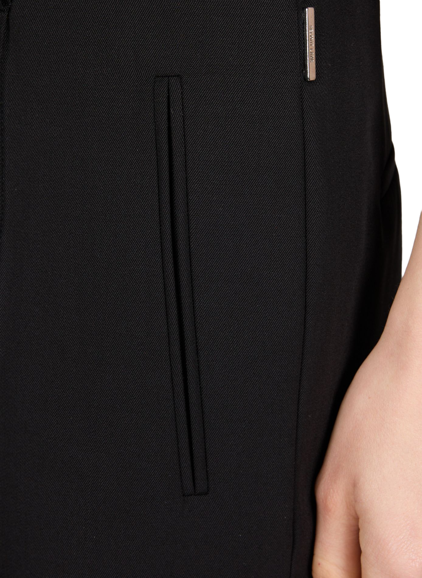 Pantalon large en laine HELMUT LANG Noir