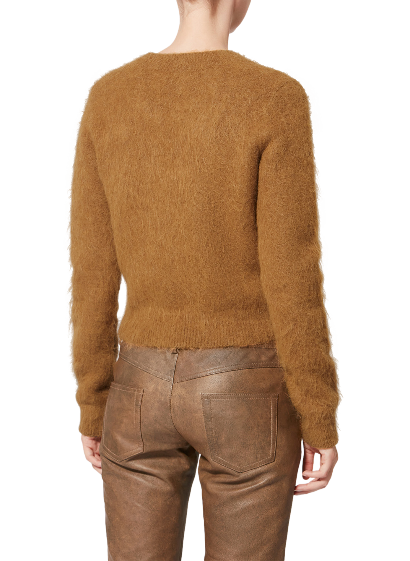 Hermine alpaca and merino wool sweater ISABEL MARANT Brown