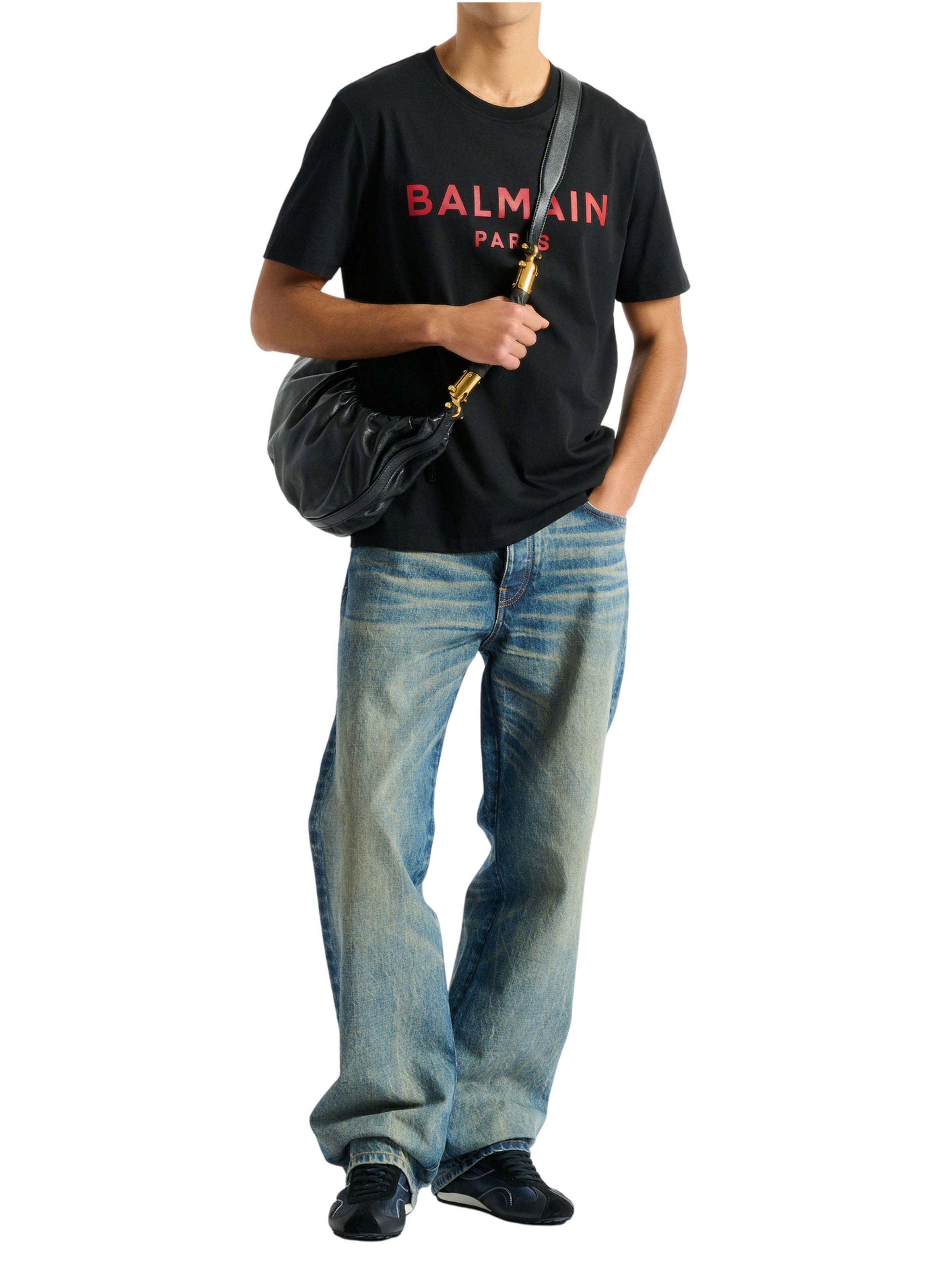 T-shirt imprimé balmain paris BALMAIN Multicolore