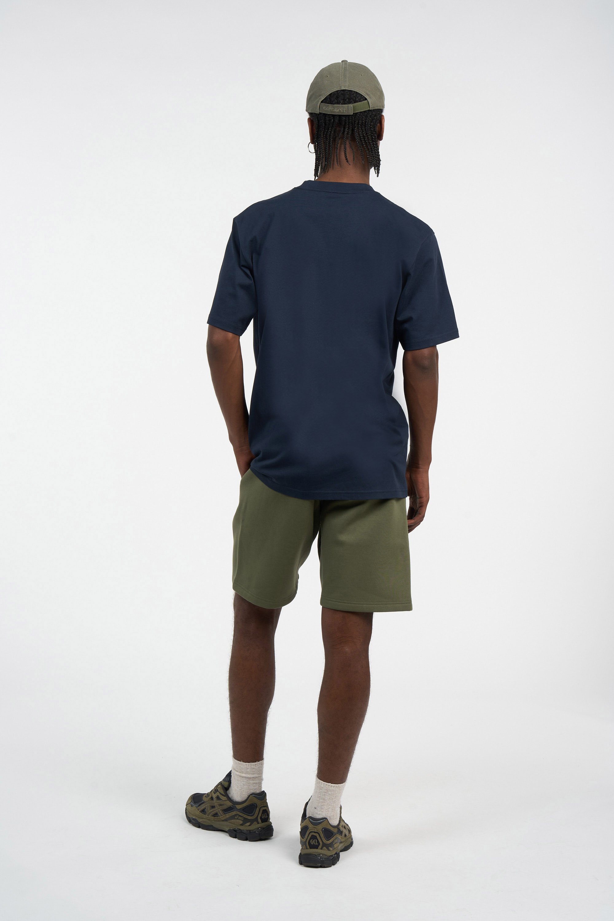 Short chase sweat CARHARTT WIP Kaki