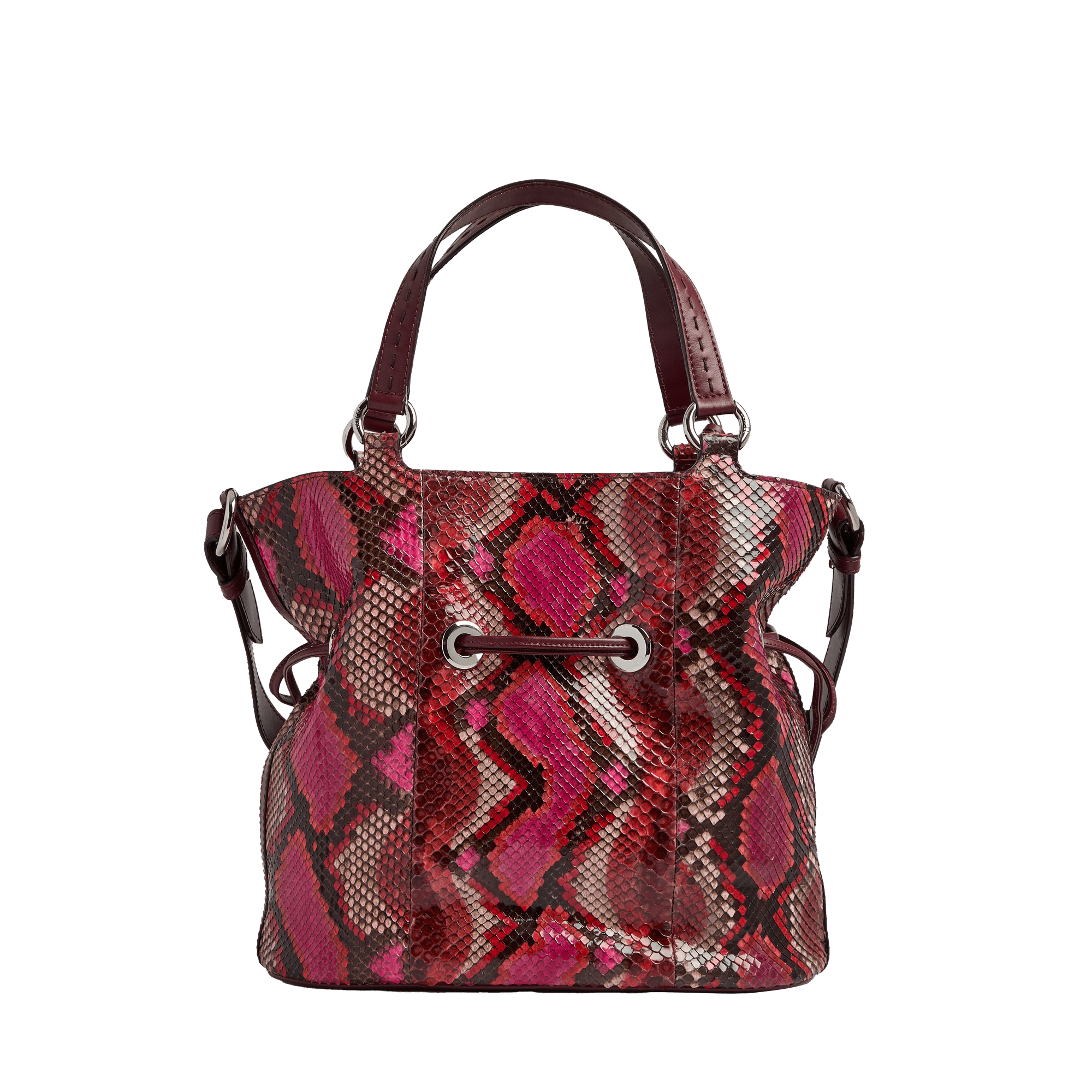 Emmertas Premier Flirt capsule 150 jaar in python en runderleer LANCEL Rood