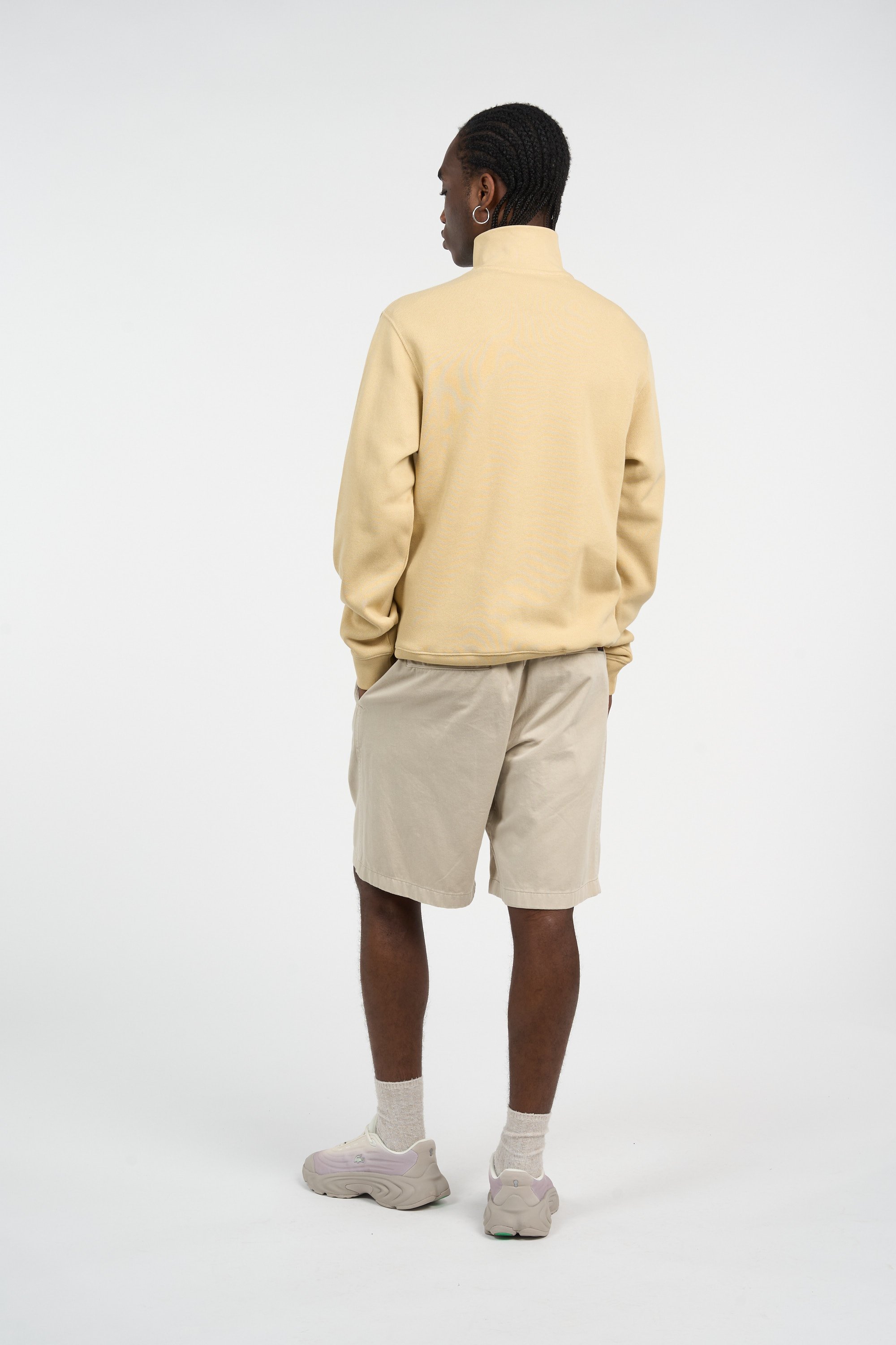 Sweatshirt zippé core 1/4 zip LACOSTE Beige