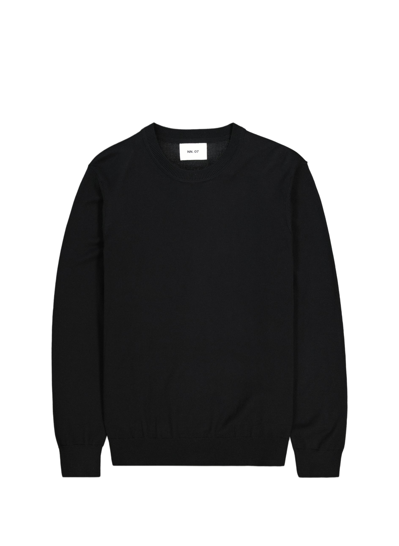 Straight cotton jumper NN.07 Black