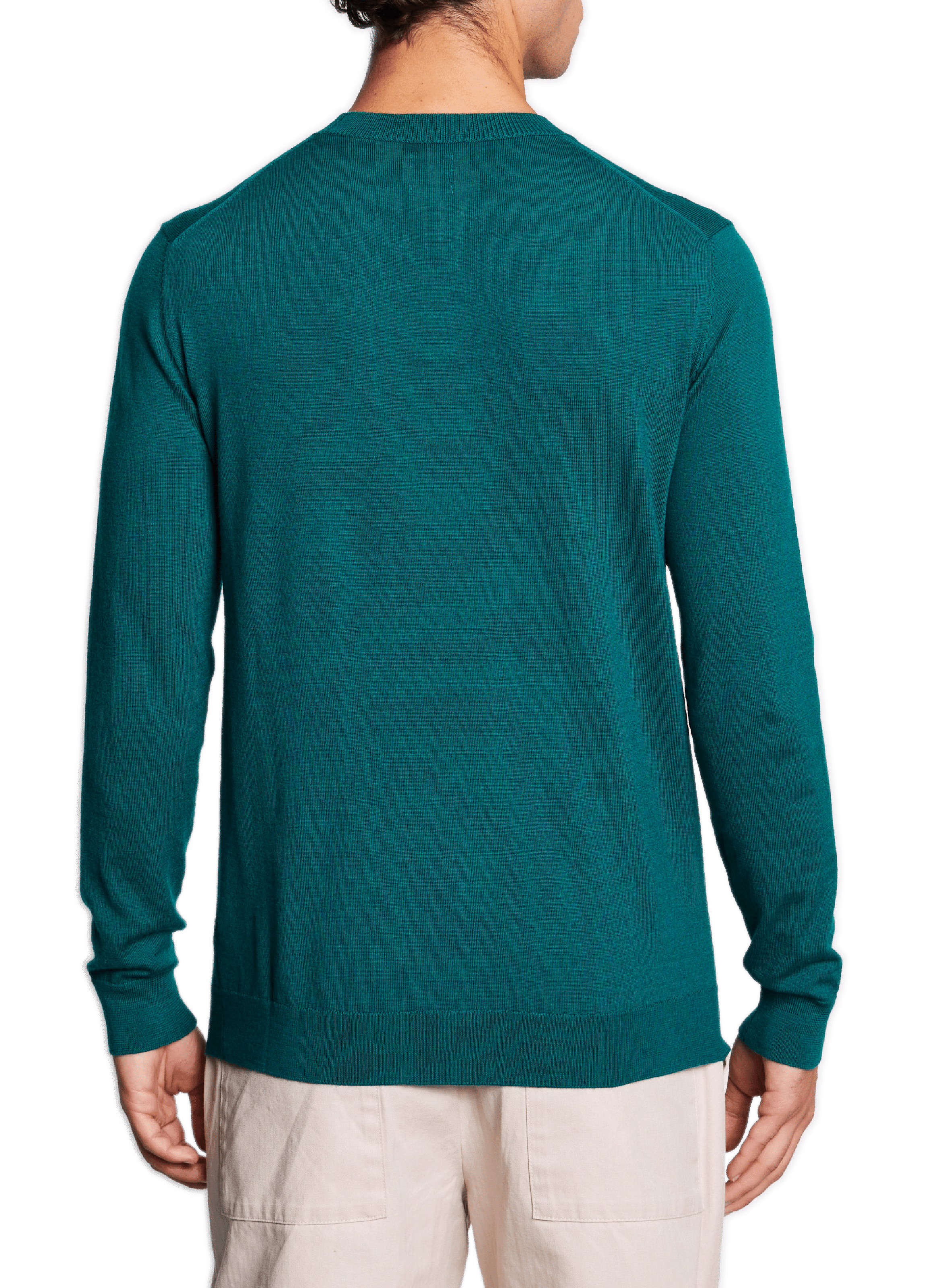 Pull en laine mérinos  AU PRINTEMPS PARIS Vert