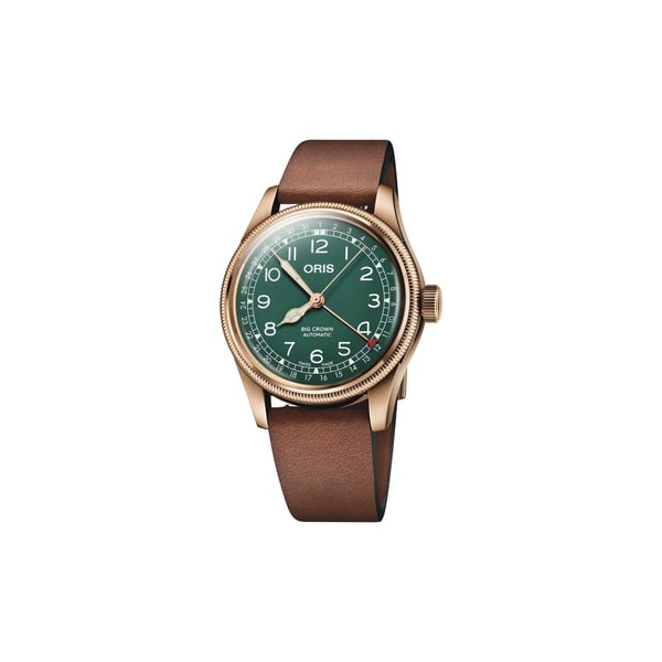 Montre automatique Oris Big Crown Pointer Date 80th Anniversary Edition en cuir Montre automatique Oris Big Crown Pointer Date 80th Anniversary Edition en cuir