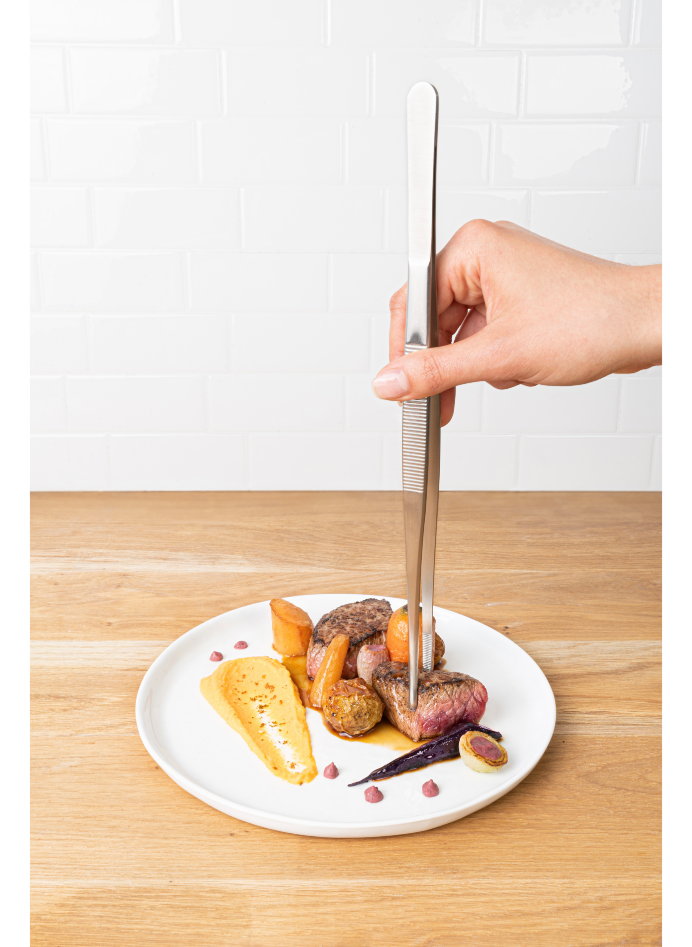 Multi-purpose training clamp in stainless steel MASTRAD Silver
