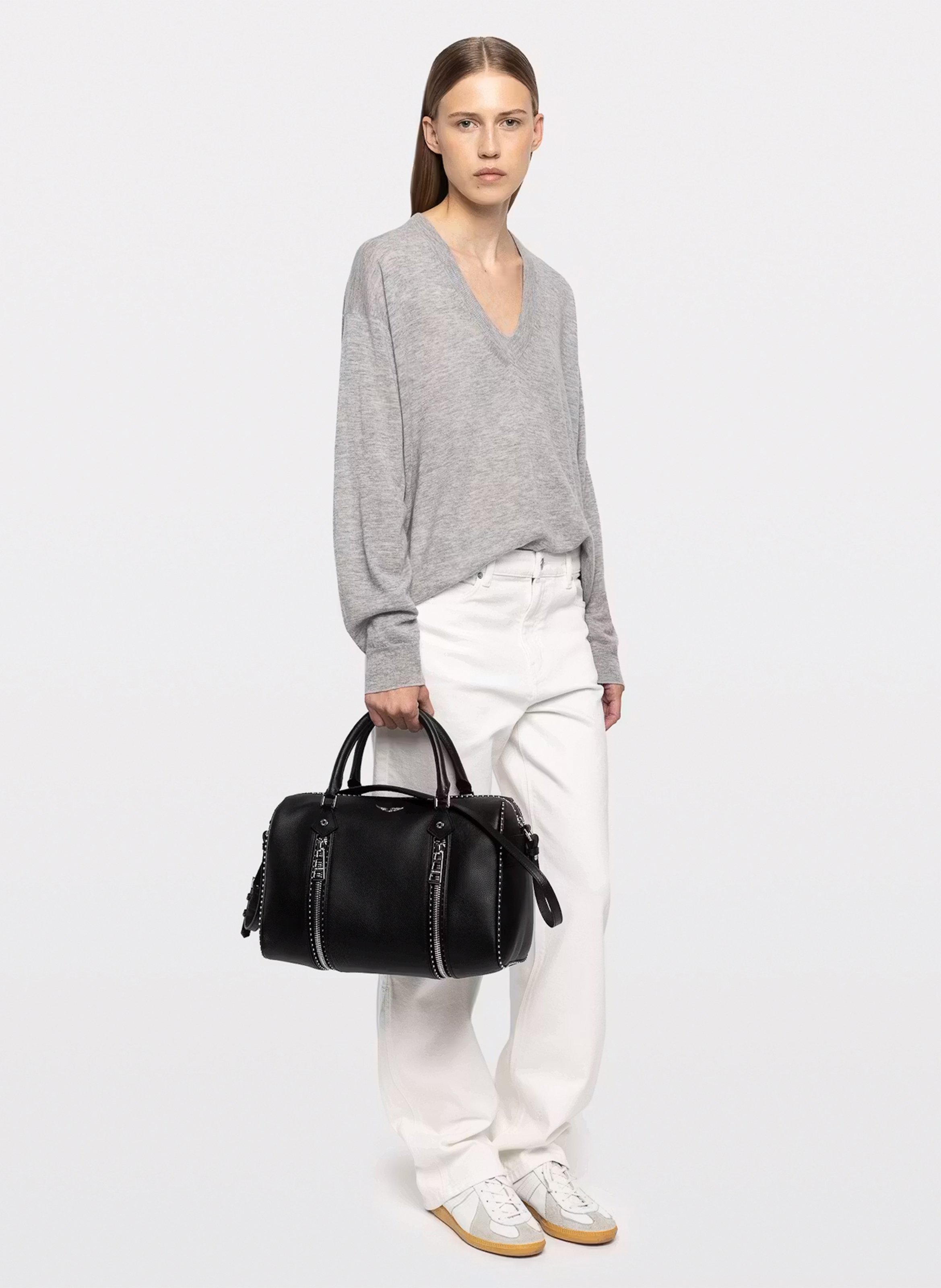 Sac cabas en cuir sunny medium ZADIG&VOLTAIRE Noir