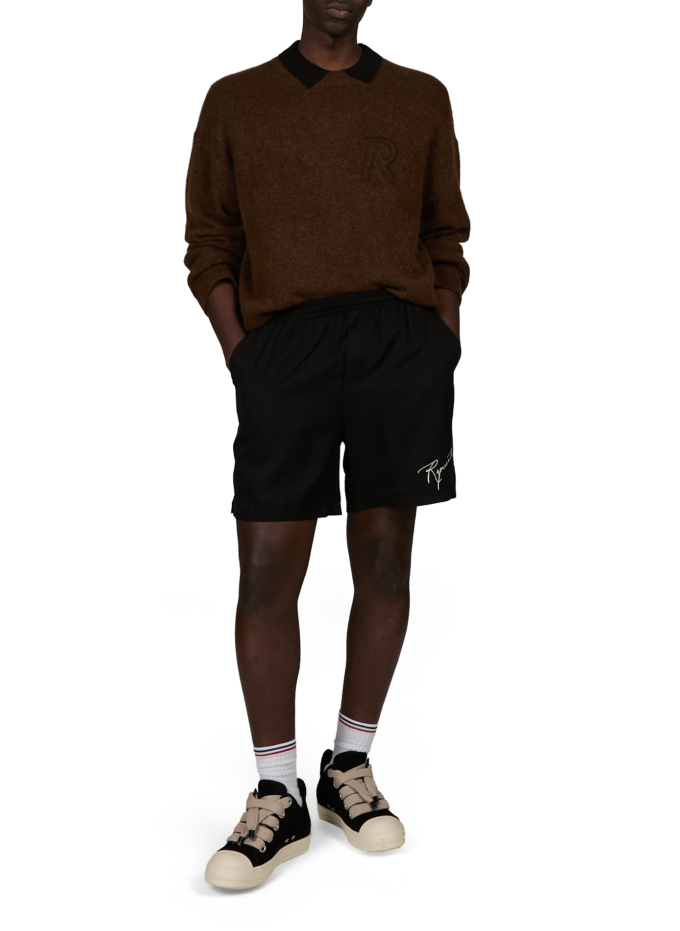 Rundhalsausschnitt-Pullover REPRESENT Braun