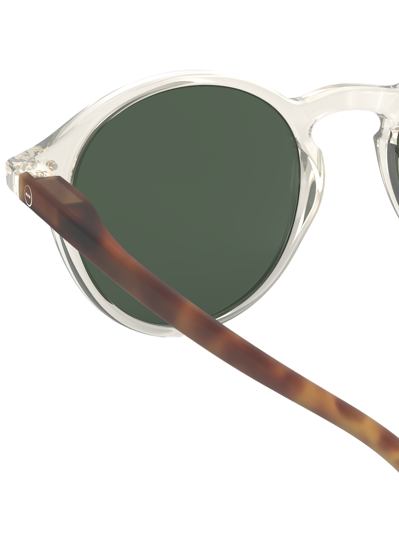 Transparent and round sunglasses IZIPIZI Transparent