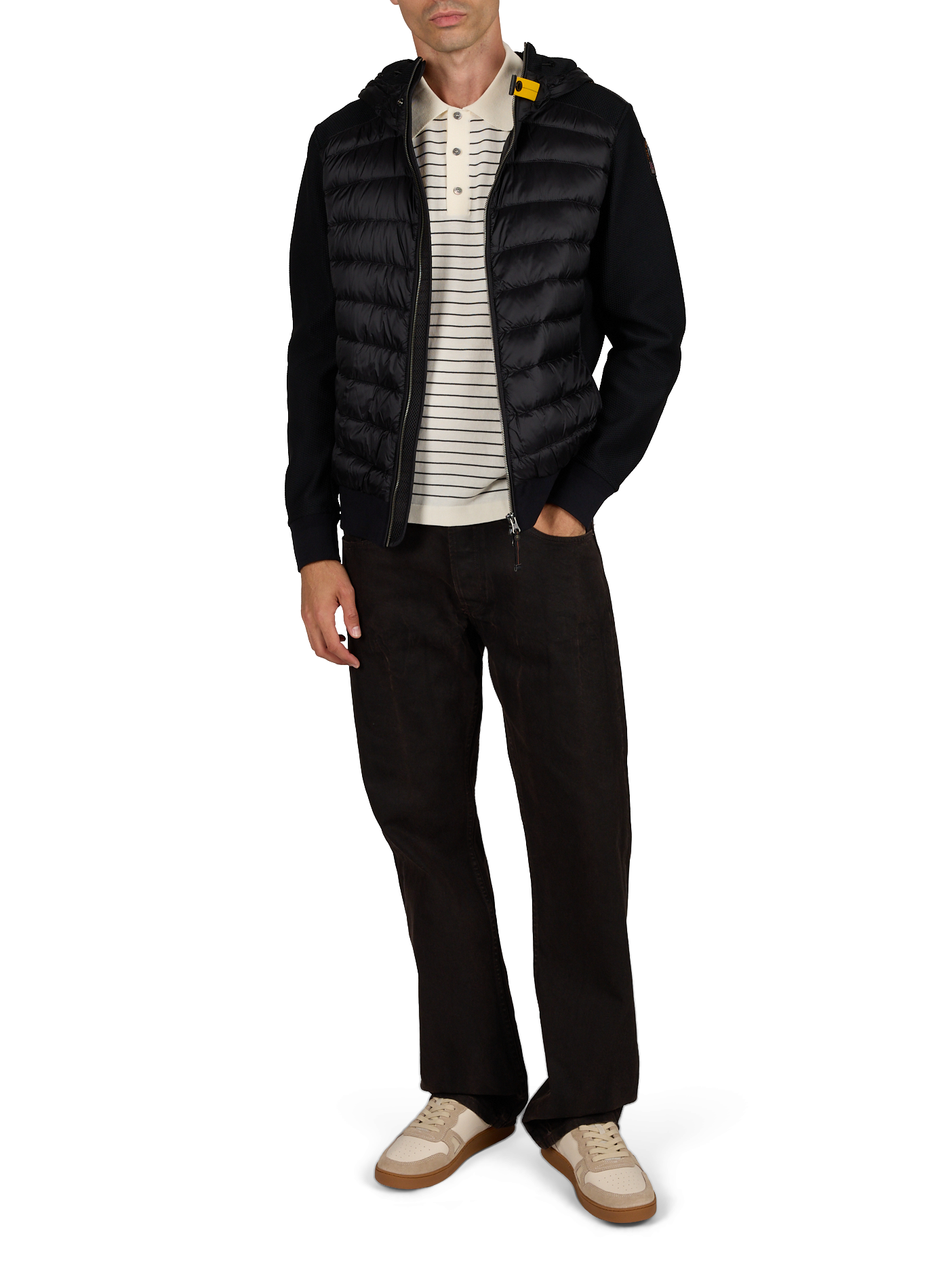 Jacke aus zweifarbigem Material PARAJUMPERS Schwarz