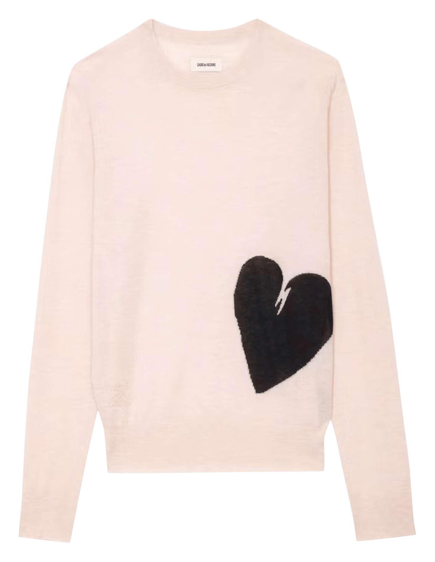 Pull droit imprimé en cachemire pravis ZADIG&VOLTAIRE Rose