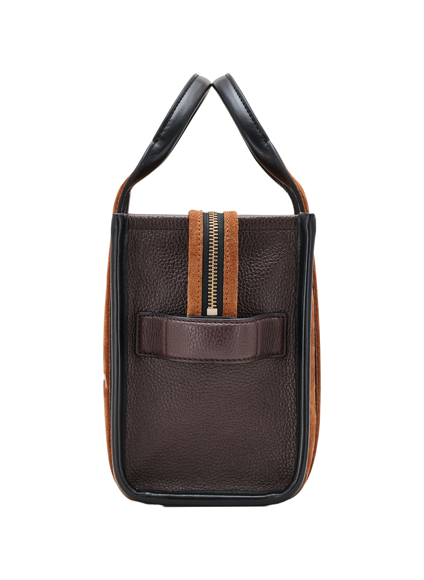 Sac cabas The Tote Bag en daim MARC JACOBS Marron