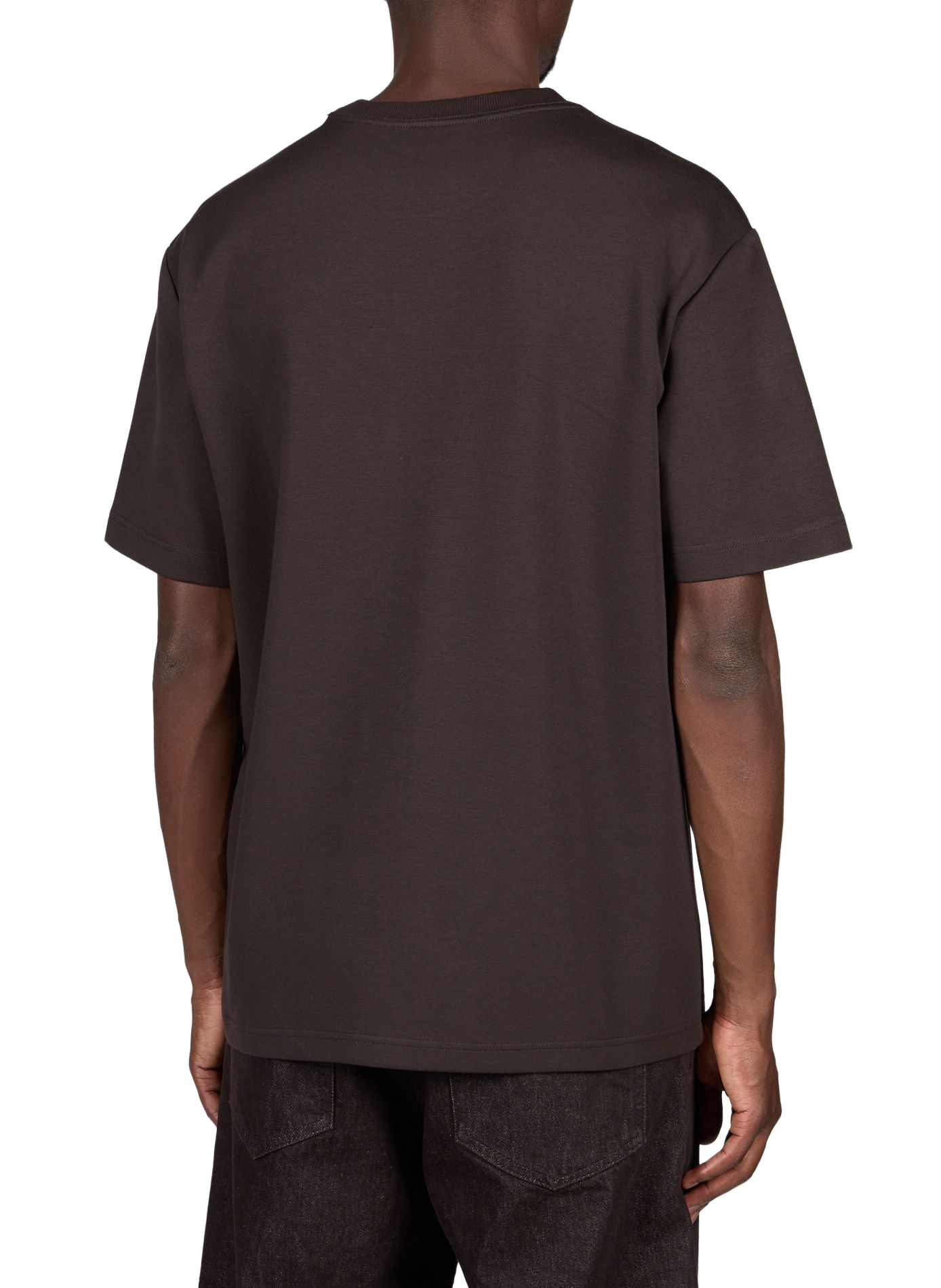T-shirt droit Nat en coton mélangé NN.07 Marron