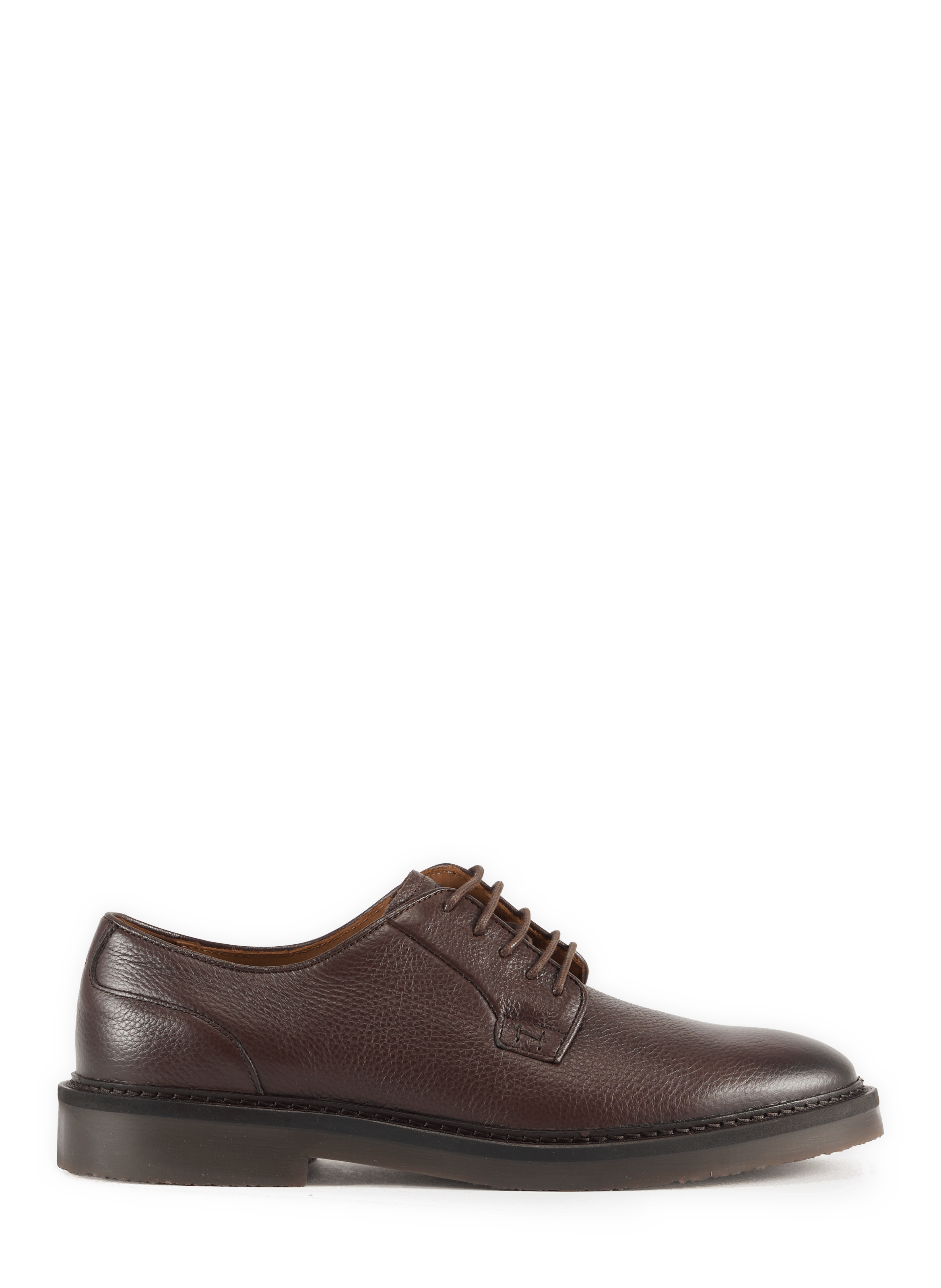 Derbies Elsted blucher g en cuir HACKETT Marron