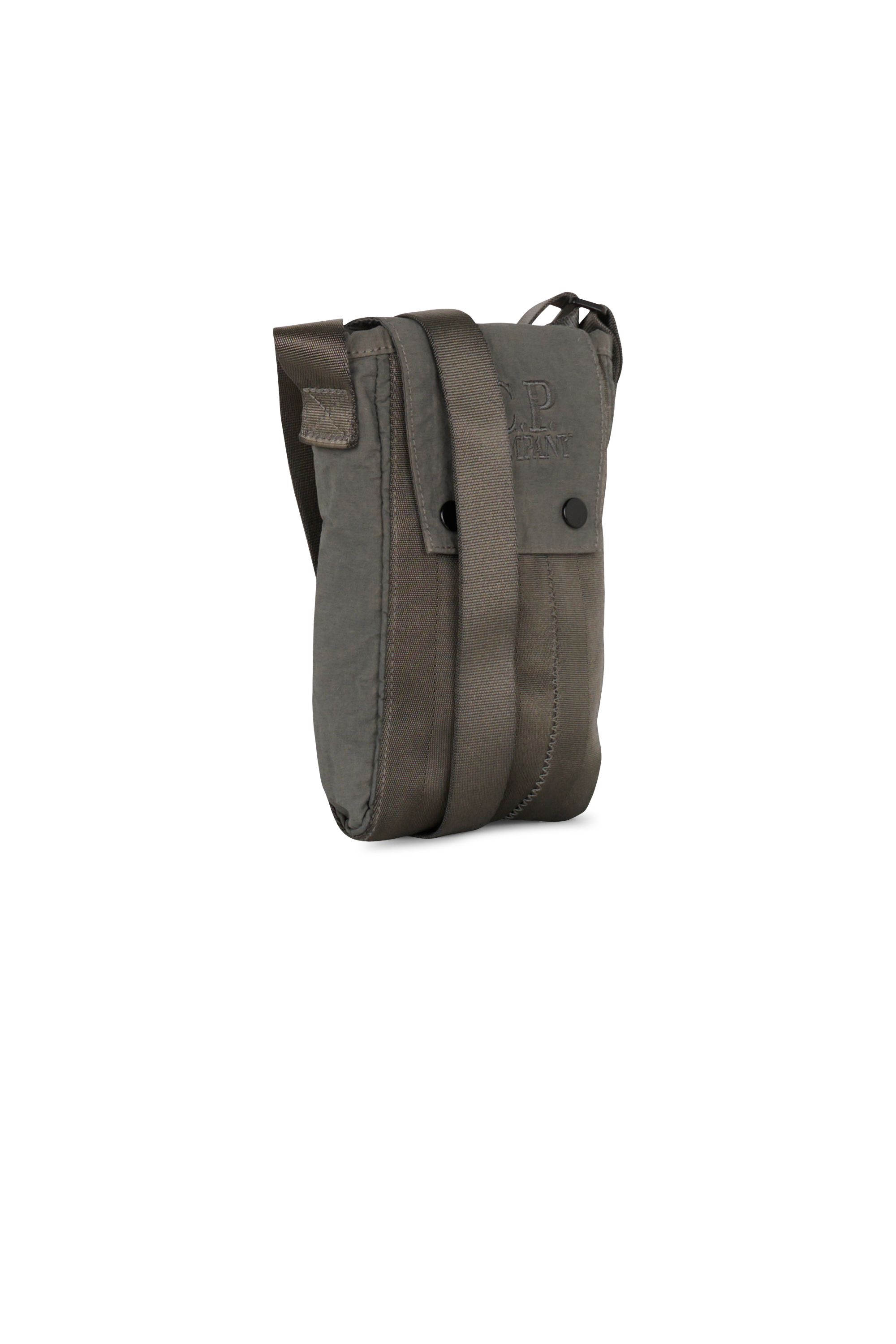 Pochette accessories bag in plain paper touch mixed CP COMPANY Kaki