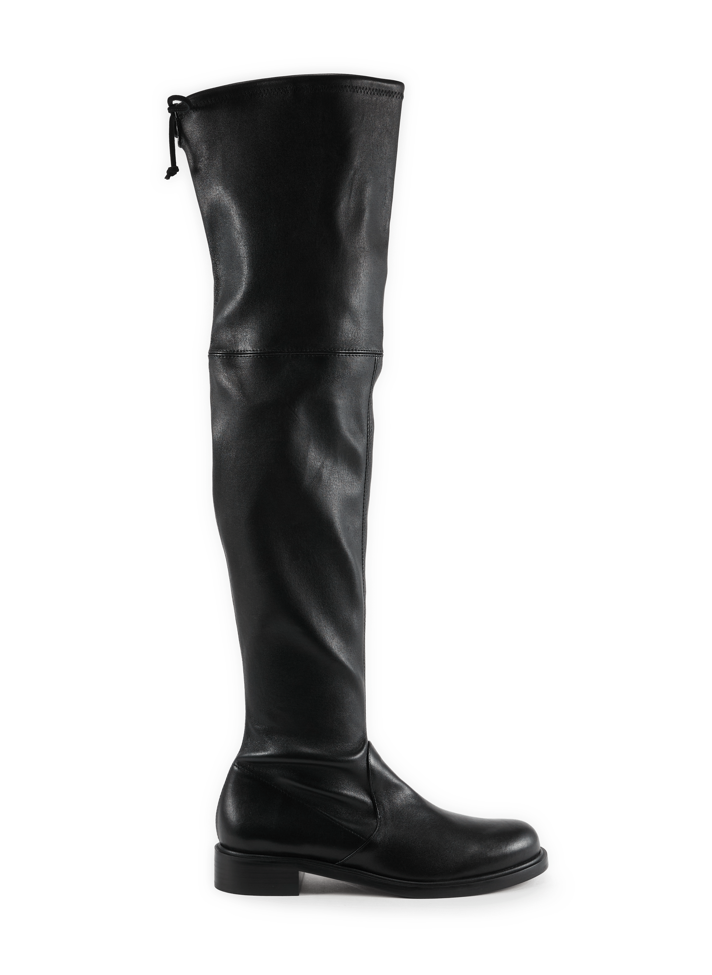 Plain GISELELA flat boots STUART WEITZMAN Black