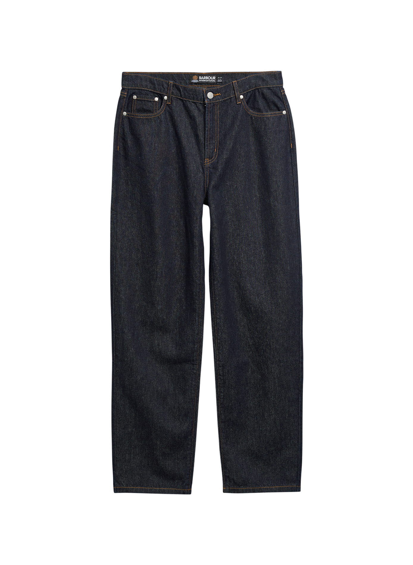 Gerade geschnittene Baumwolljeans BARBOUR Blau