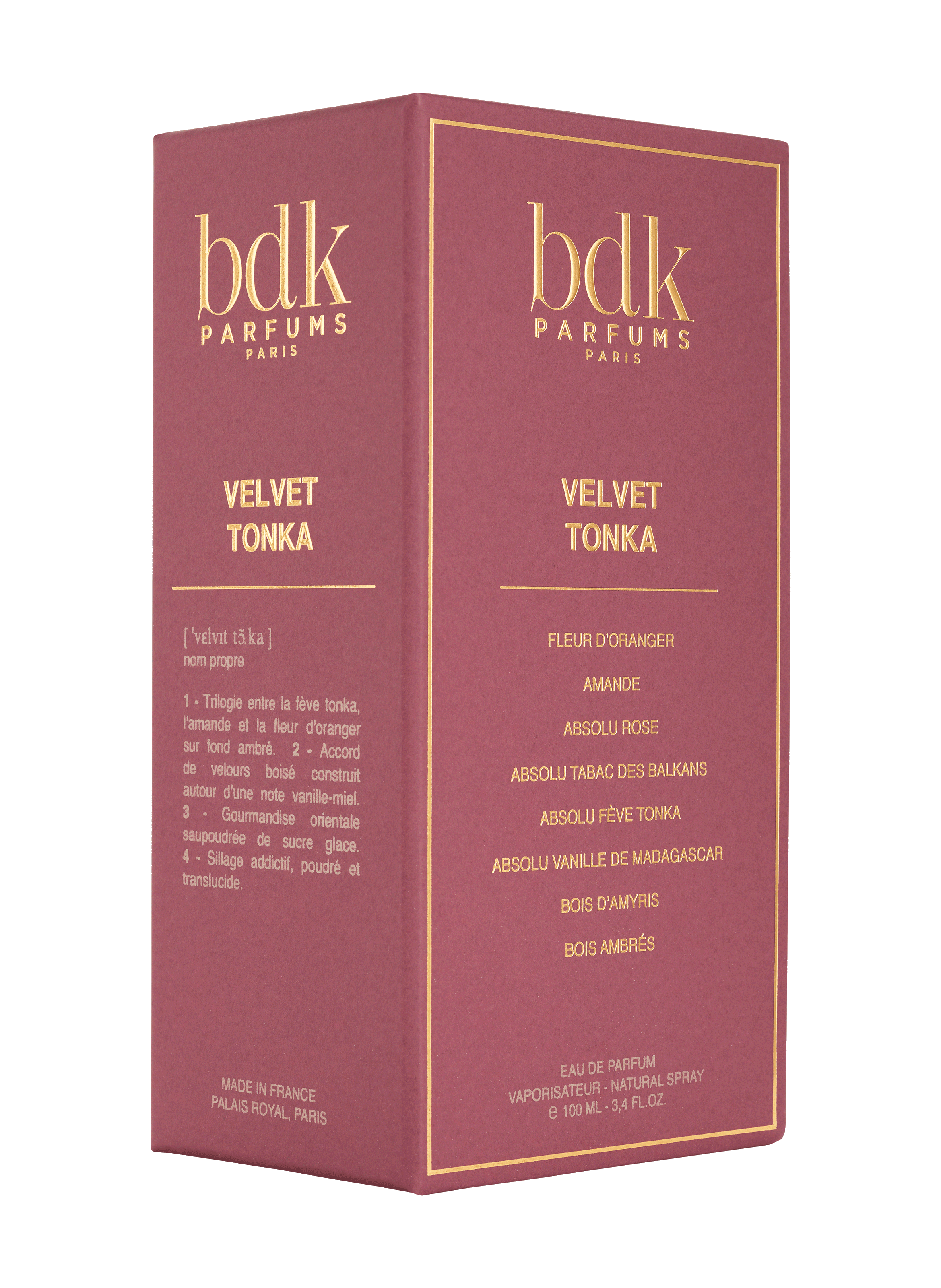 Velvet Tonka eau de parfum BDK PARFUMS No color