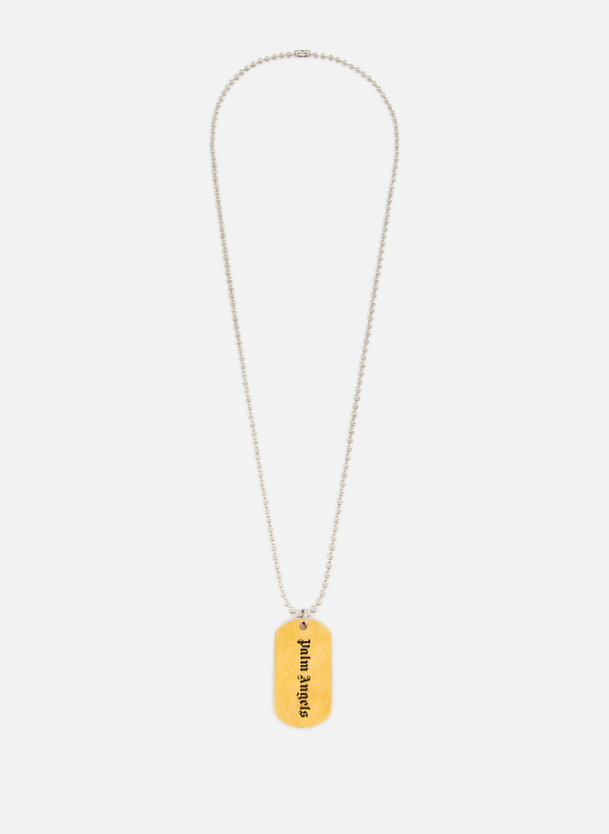 PALM ANGELS brass necklace