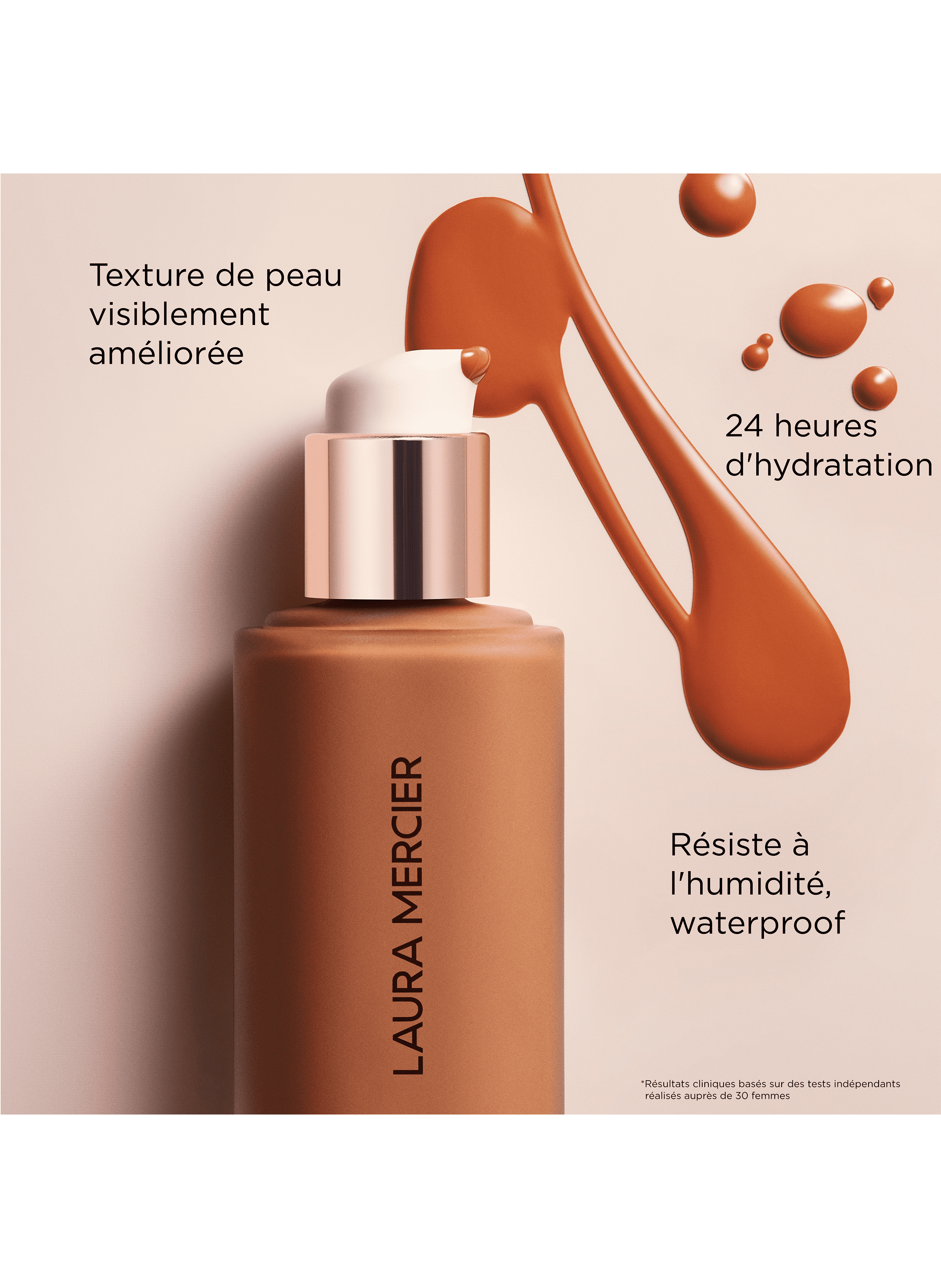 Real Flawless Foundation LAURA MERCIER 5w1 sienna