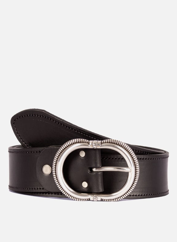Ceinture camargue cuir Noir by JULES & JENN JULES & JENN Ceinture camargue cuir Noir