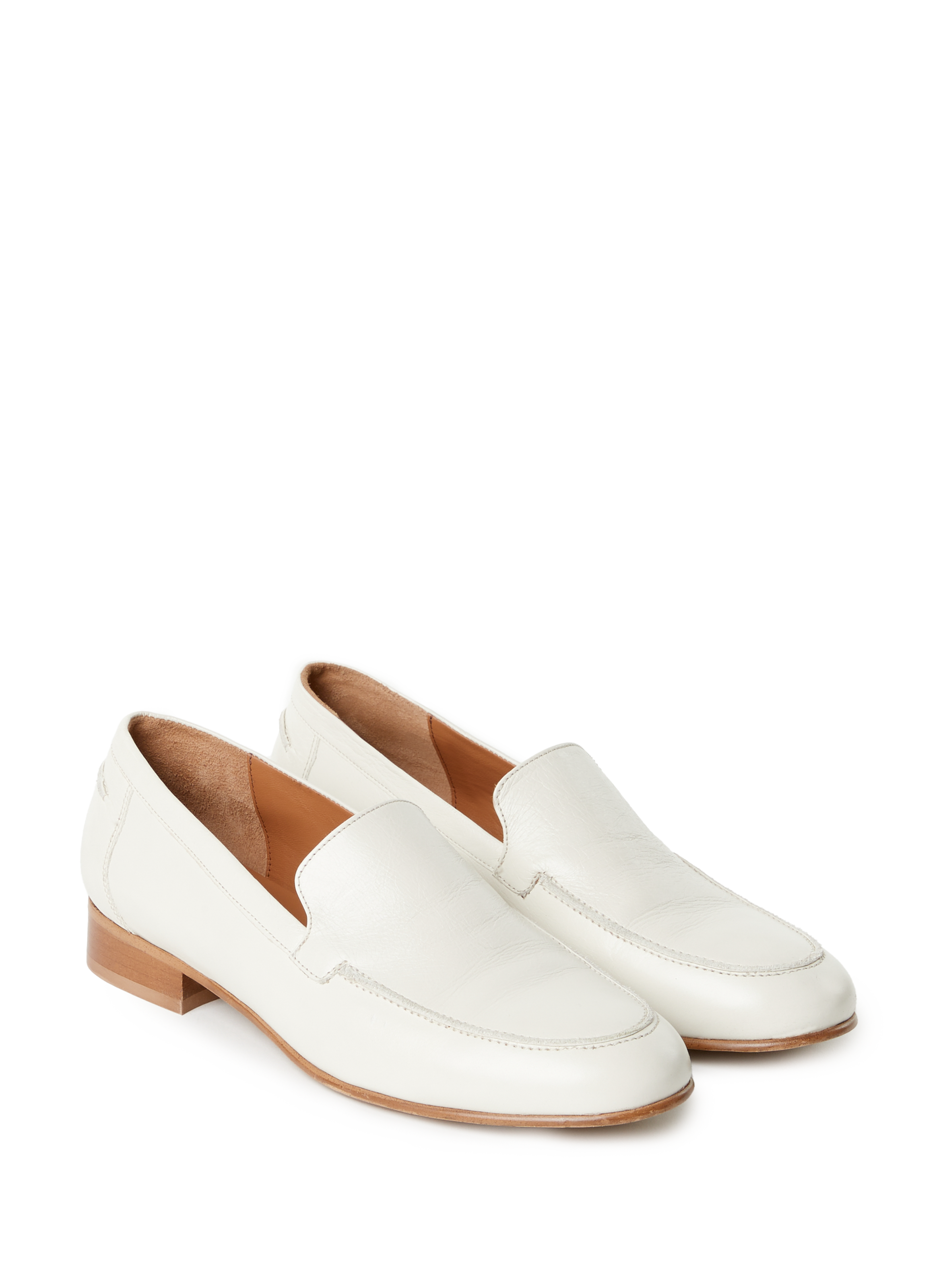 Mocassins en cuir CAMELIA SAISON 1865 Blanc