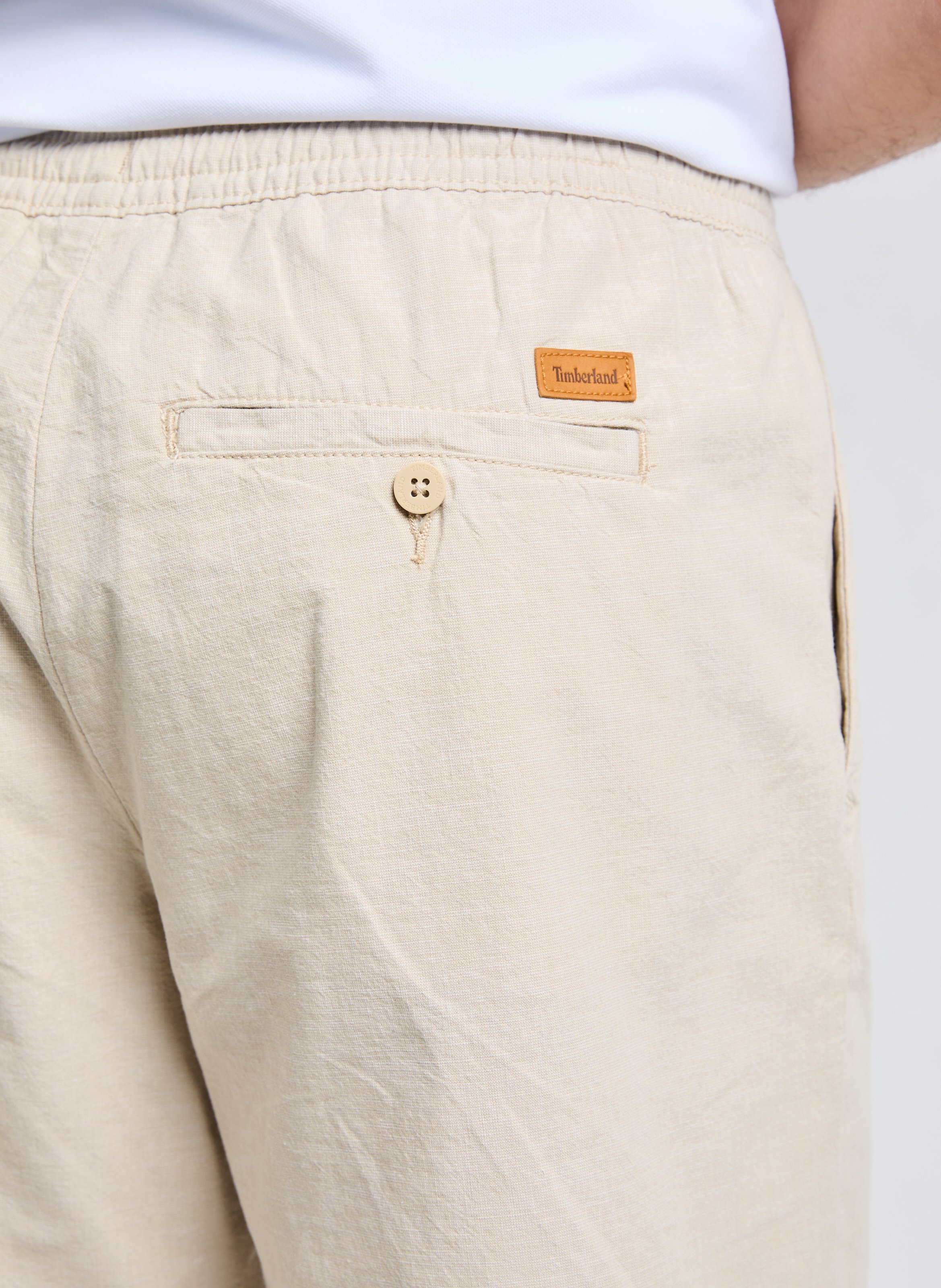 Short en coton TIMBERLAND Beige