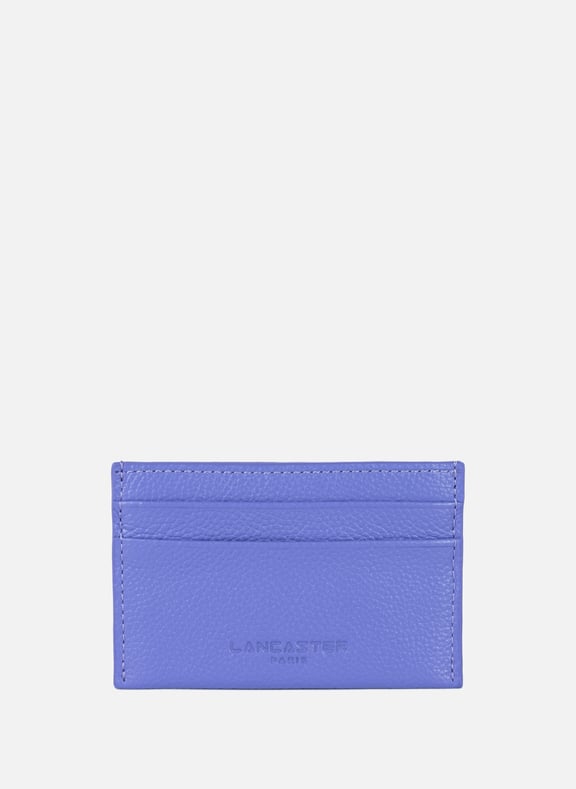 Card holder - Foulonné PM Blue by LANCASTER LANCASTER Card holder - Foulonné PM Blue