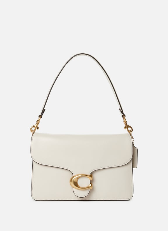 Shoulder bag with leather chain Beige by COACH COACH Shoulder bag with leather chain Beige