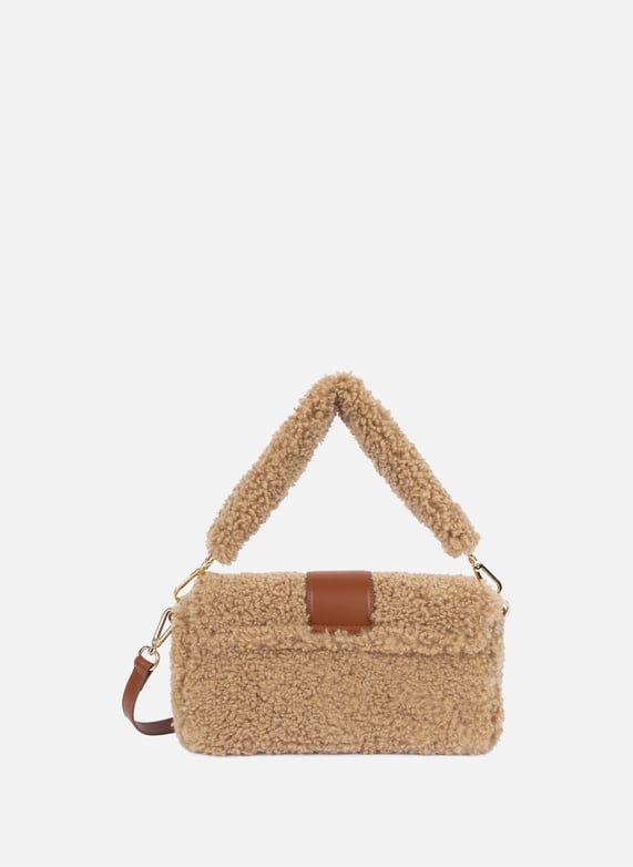 Sac trotteur - moumoute | Marron by LANCASTER Sac trotteur - moumoute Marron