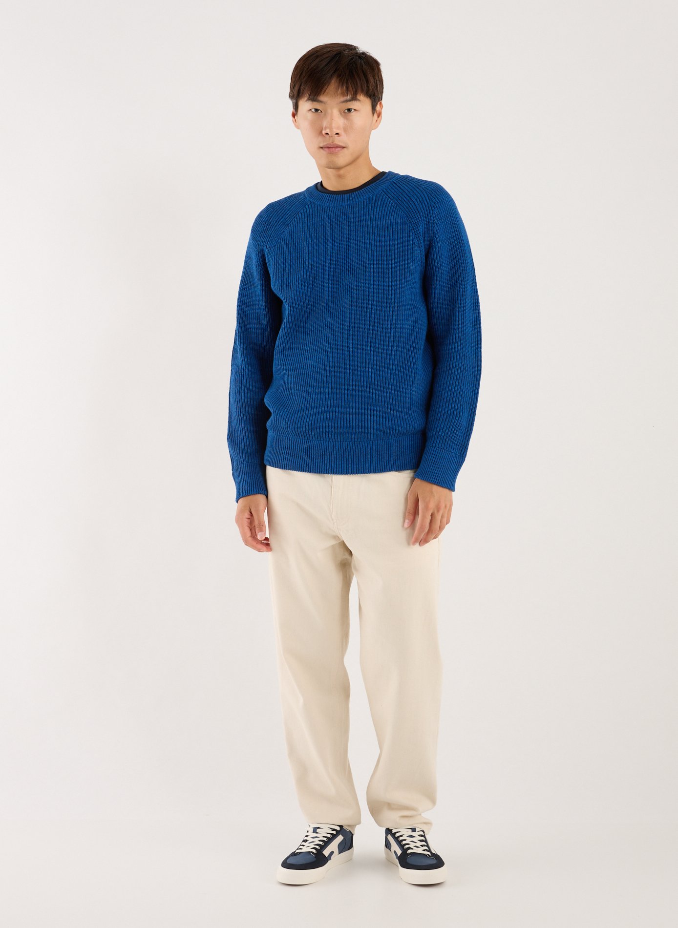 Ribbed jumper NN.07 Blue