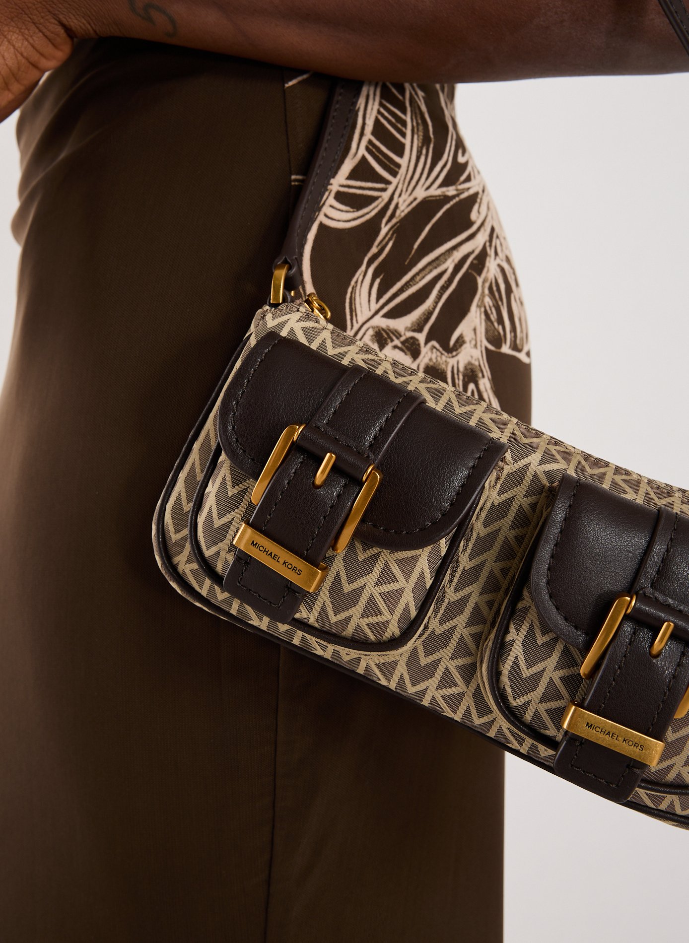 Sac à main imprimé  MICHAEL KORS Gris