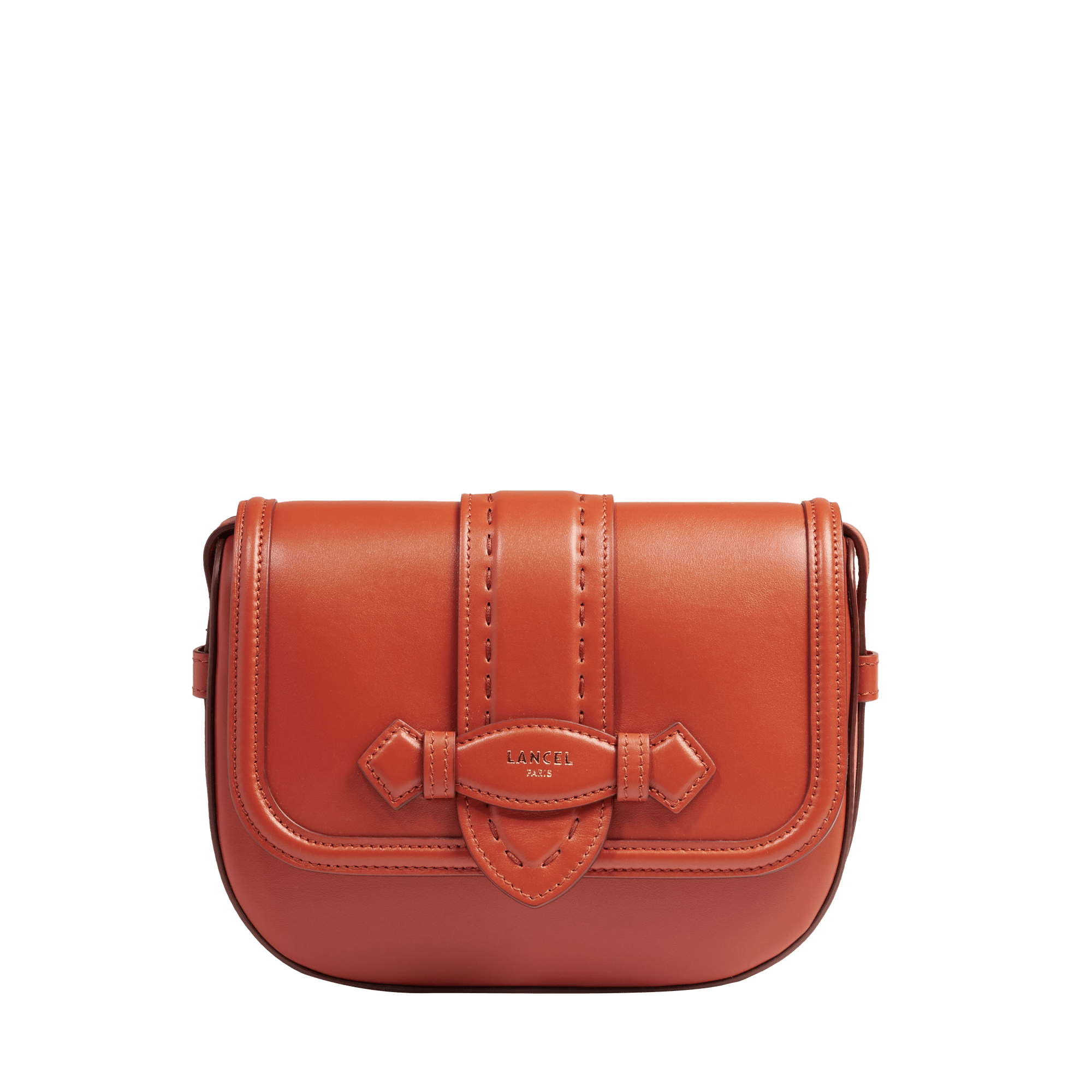 LANCEL Sac rabat s sienna de lancel en cuir Rouge