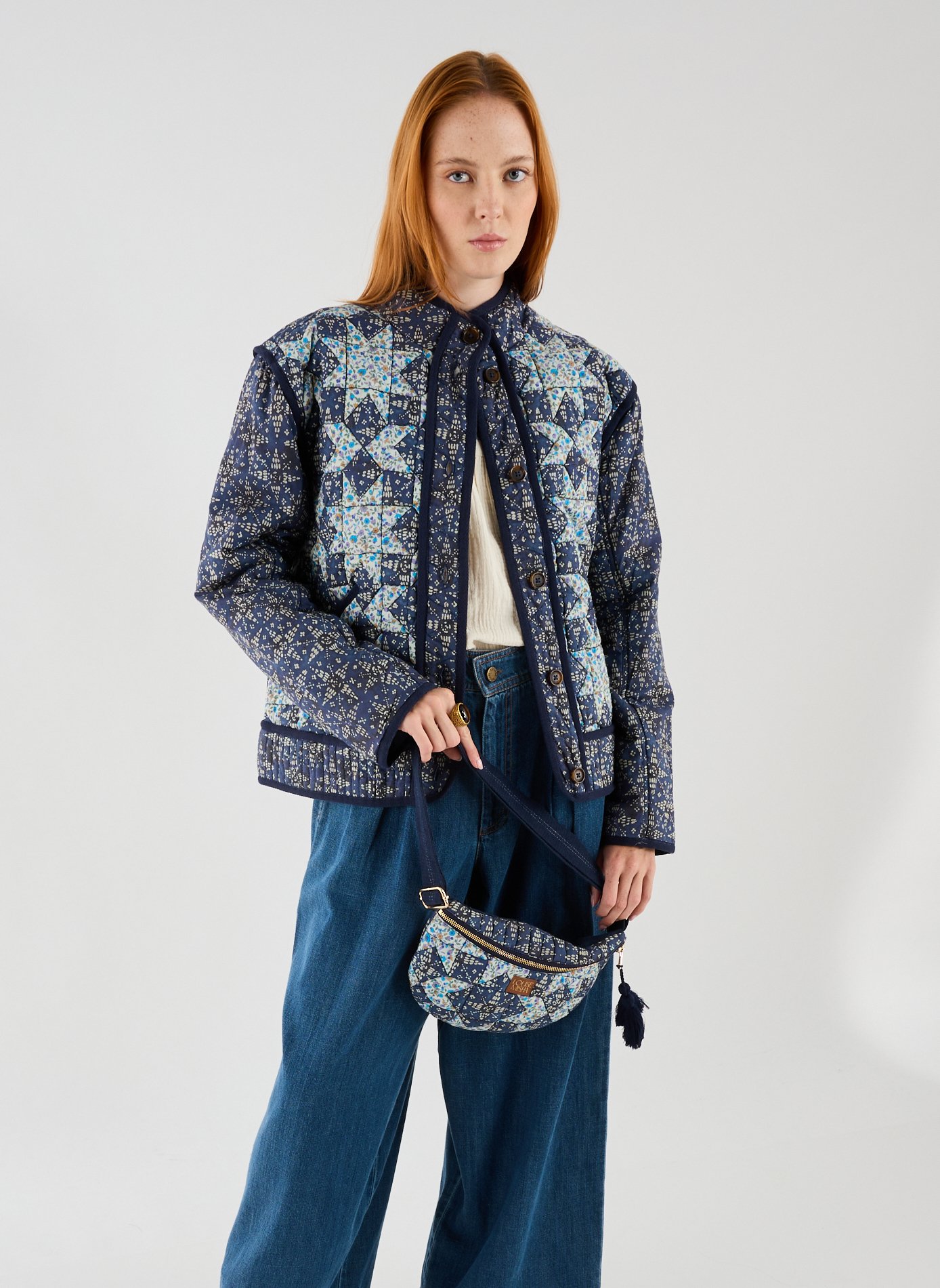 Sac ceinture en coton LOUISE MISHA Multicolore