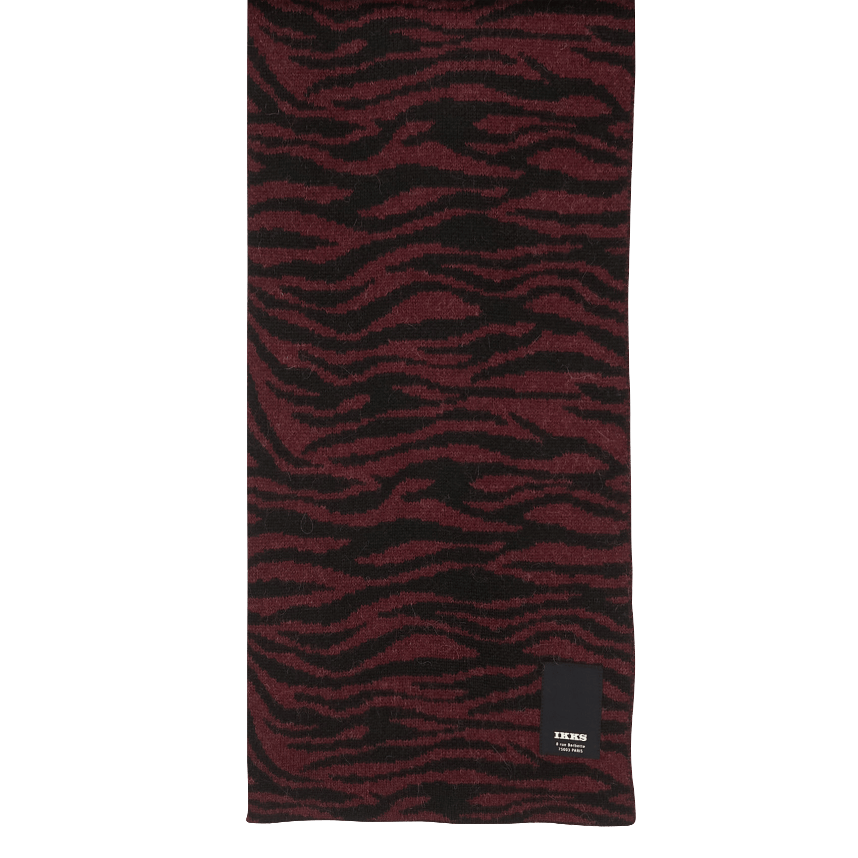 Echarpe en maille imprimée IKKS Rouge