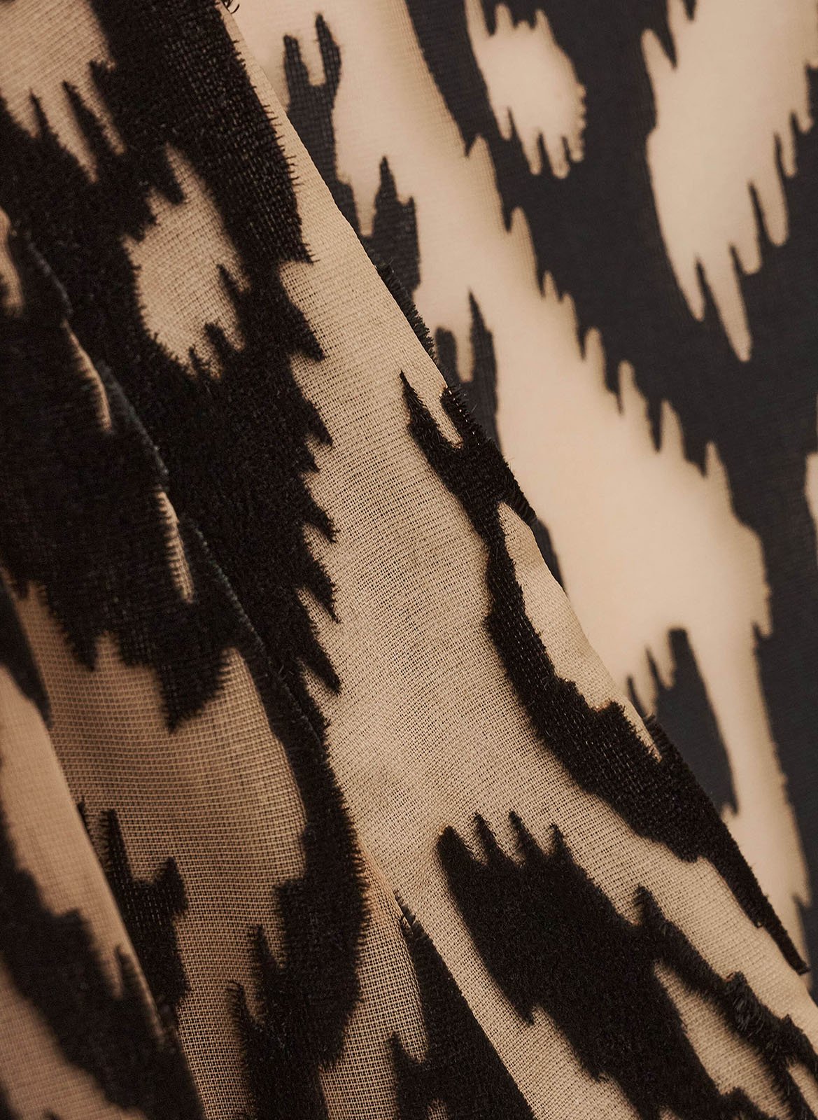 Blouse ample col v imprimée arriet BA&SH Noir